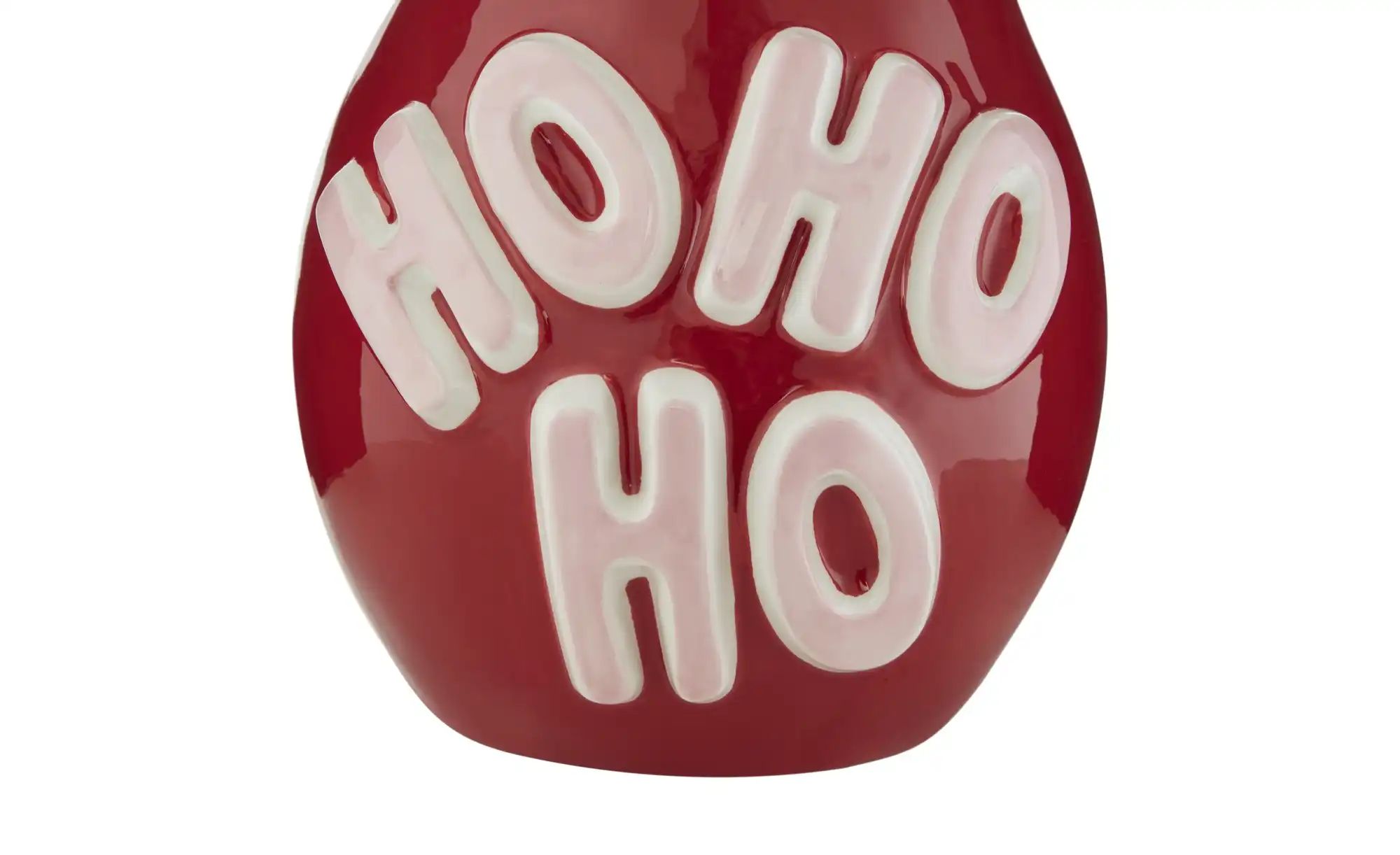 Thumbnail - HOME STORY Vase Hohoho ¦ rot ¦ Dolomite ¦ Maße (cm): B: 15,6 H: 20,3 T: 16.4 Weihnachten - Höffner