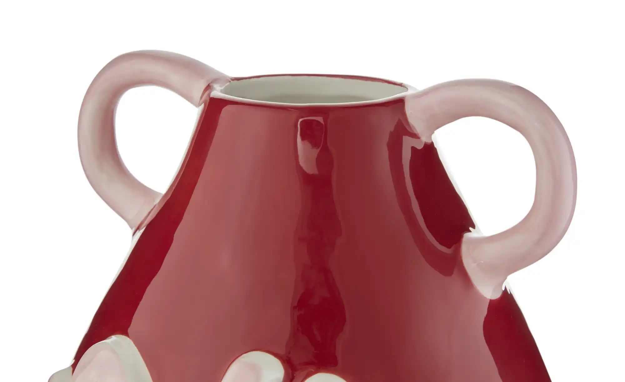 Thumbnail - HOME STORY Vase Hohoho ¦ rot ¦ Dolomite ¦ Maße (cm): B: 15,6 H: 20,3 T: 16.4 Weihnachten - Höffner