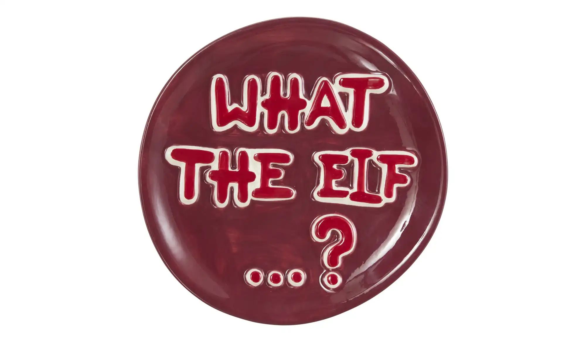 HOME STORY Deko Teller   ¦ Dolomite ¦ Maße (cm): H: 2  Ø: 20.5 Weihnachten günstig online kaufen