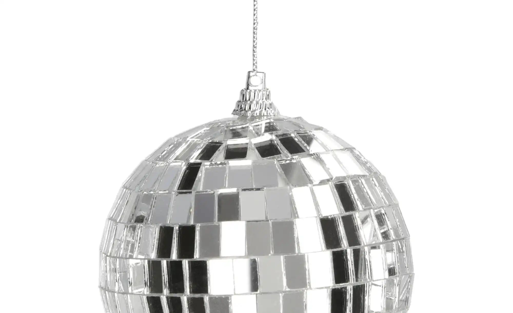 Thumbnail - Anhänger Discokugeln   ¦ silber ¦ Kunststoff Ø: 8 Weihnachten - Höffner