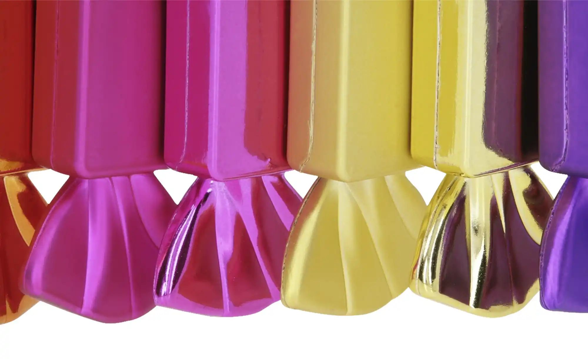 Thumbnail - Anhänger Bonbons 6er-Set ¦ mehrfarbig ¦ Kunststoff ¦ Maße (cm): B: 4 H: 2,5 Weihnachten - Höffner