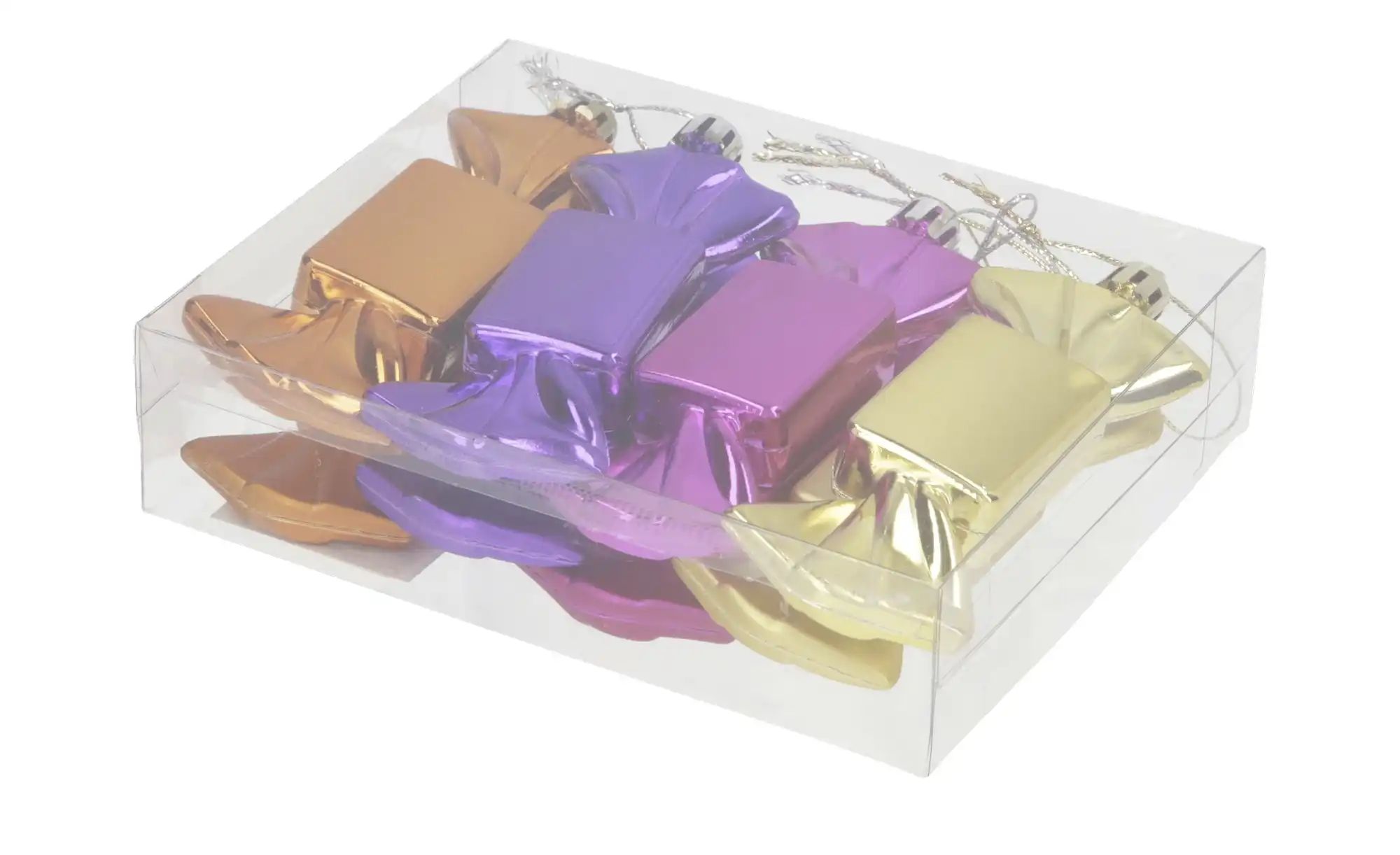 Thumbnail - Anhänger Bonbons 6er-Set ¦ mehrfarbig ¦ Kunststoff ¦ Maße (cm): B: 4 H: 2,5 Weihnachten - Höffner