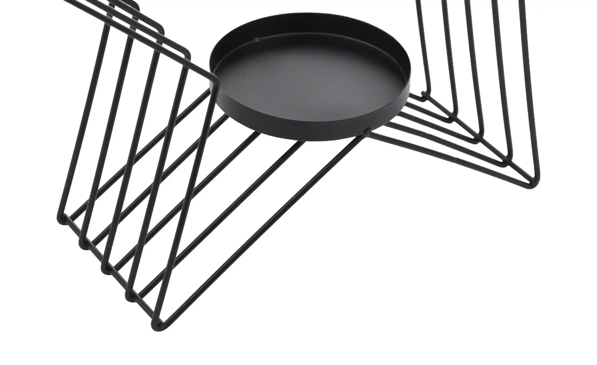 HOME STORY Kerzenhalter Stern  2er Set   ¦ schwarz ¦ Eisen ¦ Maße (cm): B: günstig online kaufen