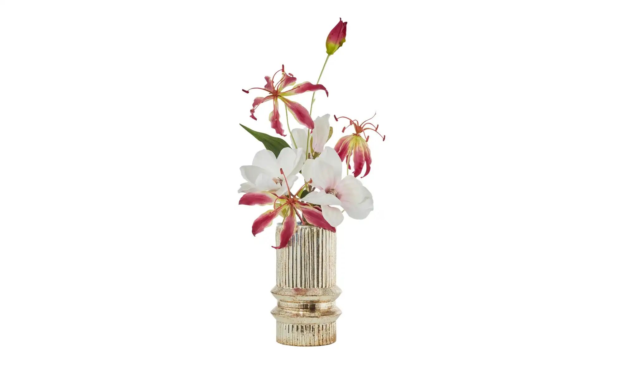 Thumbnail - HOME STORY Vase   ¦ gold ¦ Glas ¦ Maße (cm): H: 18  Ø: 11 Weihnachten - Höffner