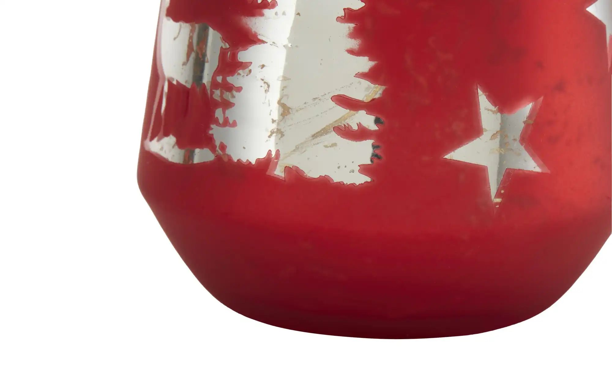 HOME STORY Teelichthalter   ¦ Glas ¦ Maße (cm): H: 11  Ø: 10 Weihnachten - günstig online kaufen