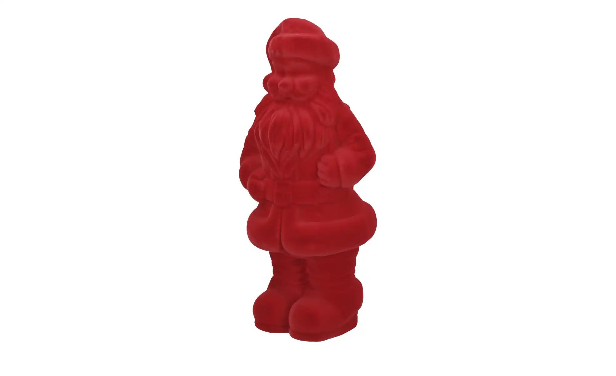 Deko Figur Weihnachtsmann   ¦ rot ¦ Kunststoff,Polyester ¦ Maße (cm): H: 40 günstig online kaufen