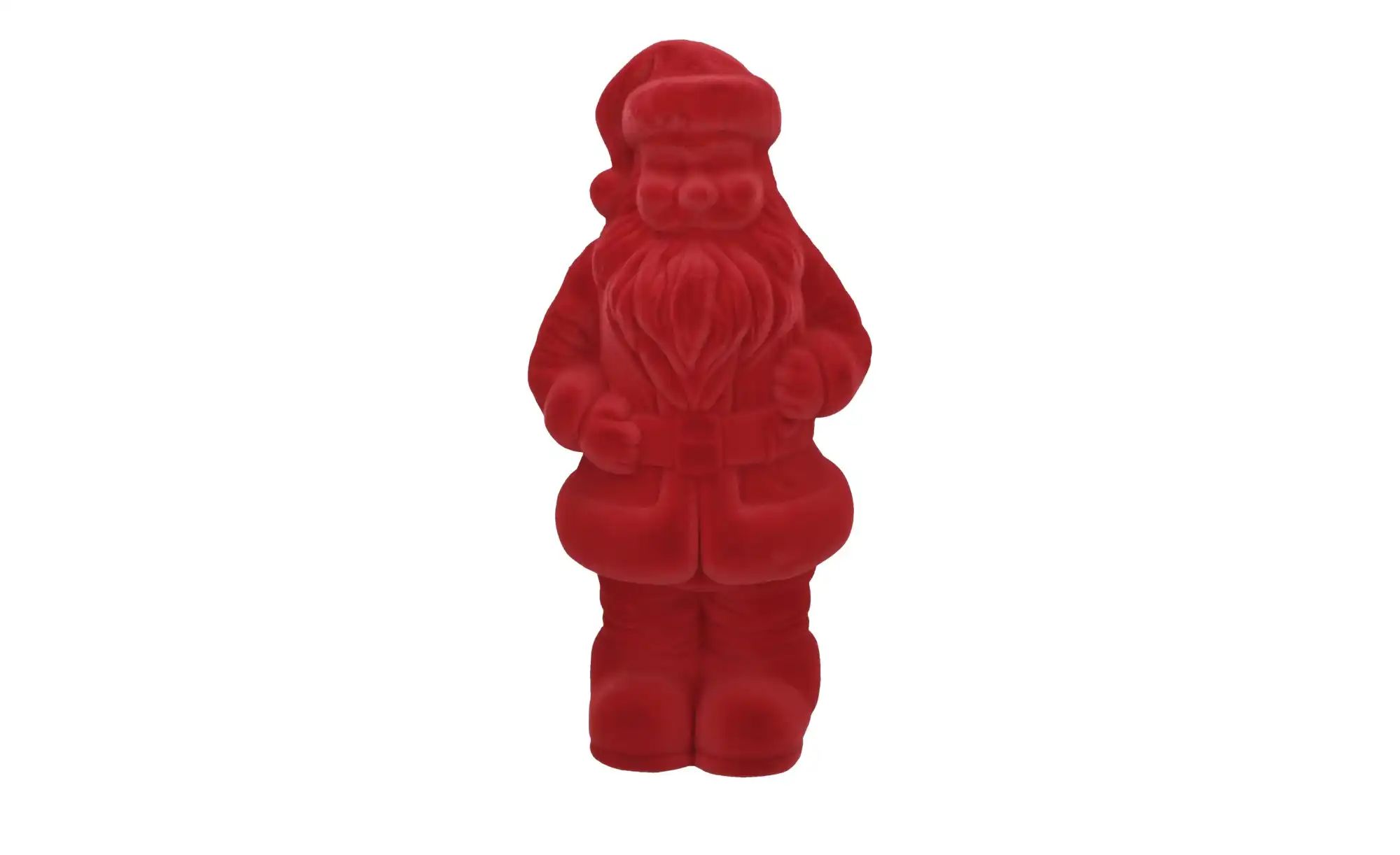 Deko Figur Weihnachtsmann   ¦ rot ¦ Kunststoff,Polyester ¦ Maße (cm): H: 40 günstig online kaufen