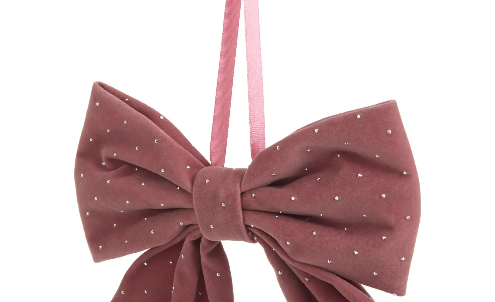 Thumbnail - Anhänger Schleife   ¦ rosa/pink ¦ Polyester ¦ Maße (cm): B: 19 H: 20 Weihnachten - Höffner