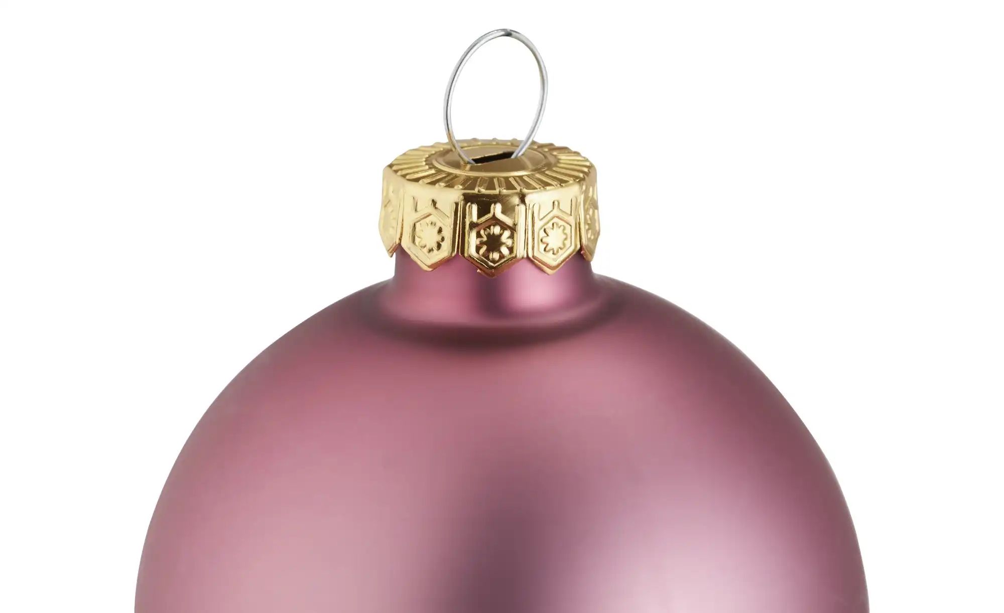 Thumbnail - Weihnachtskugeln  6er Set   ¦ rosa/pink ¦ Glas,Aluminium Ø: 8 Weihnachten - Höffner