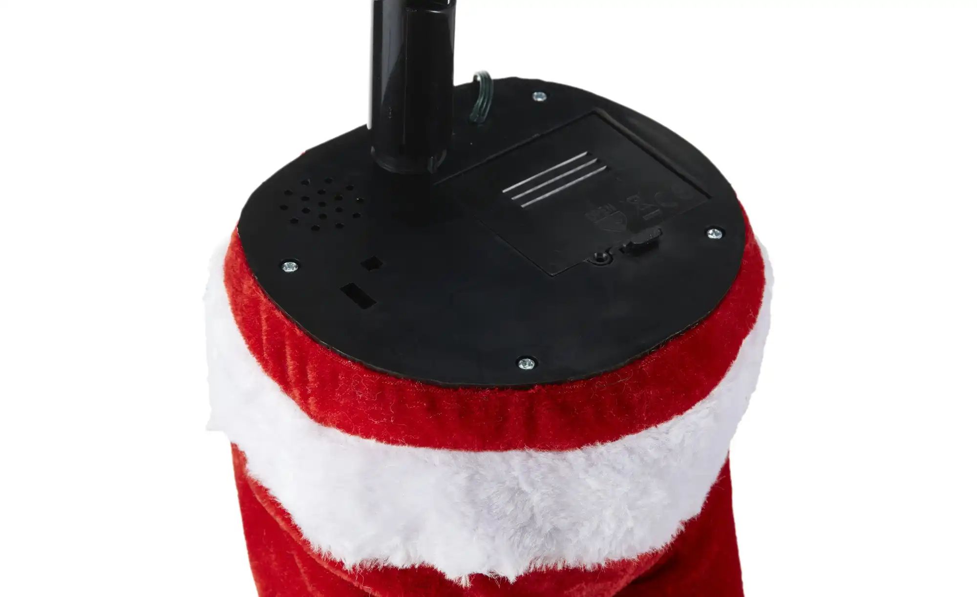 Thumbnail - Santabeine für Tannenbaum ¦ rot ¦ Polyester,Kunststoff,Eisen ¦ Maße (cm): B: 18 H: 36 T: 15.0 Weihnachten - Höffner