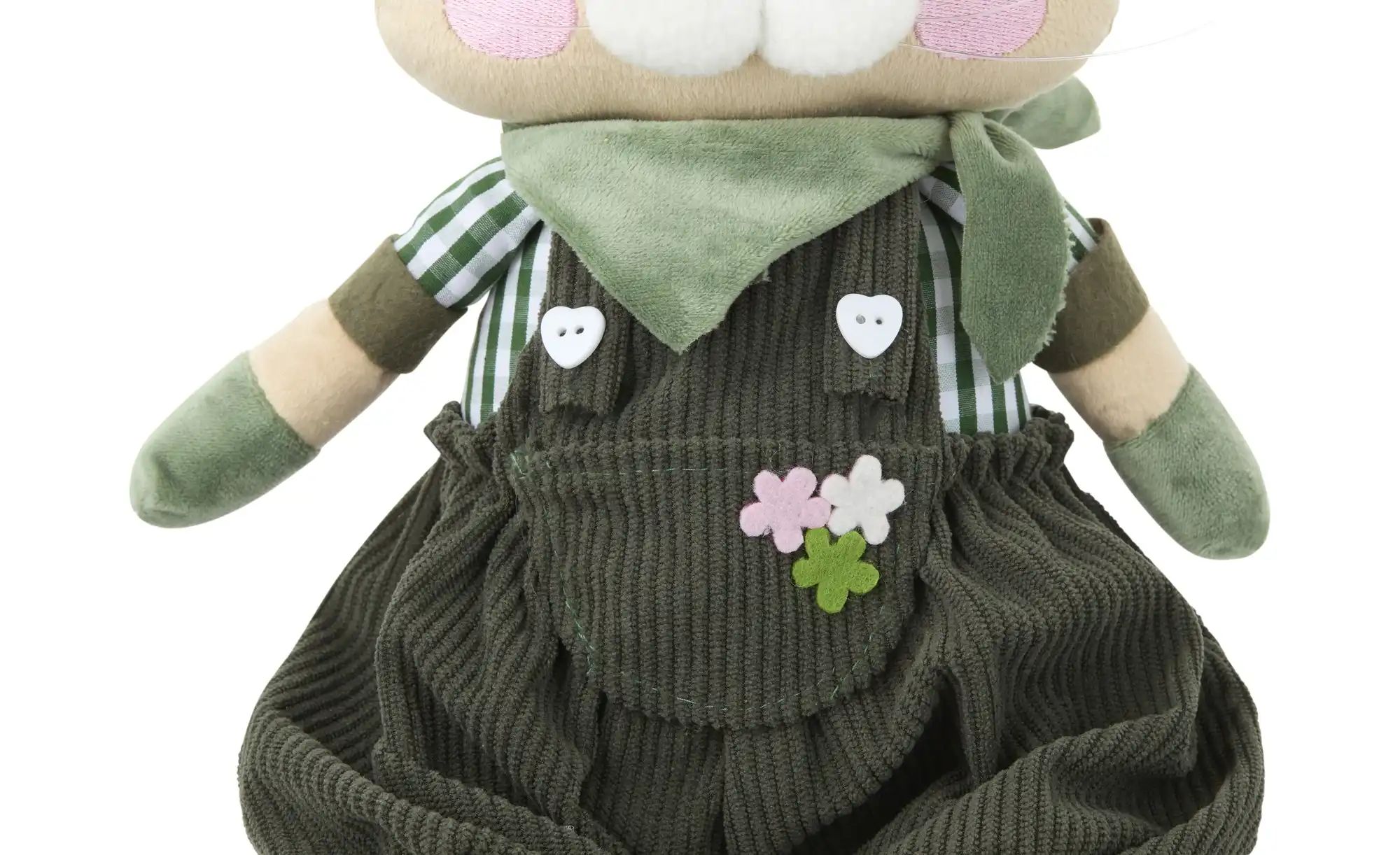 HOME STORY Türstopper Hase   ¦ grün ¦ Polyester,Eisen,Sand,Kunststoff ¦ Maß günstig online kaufen