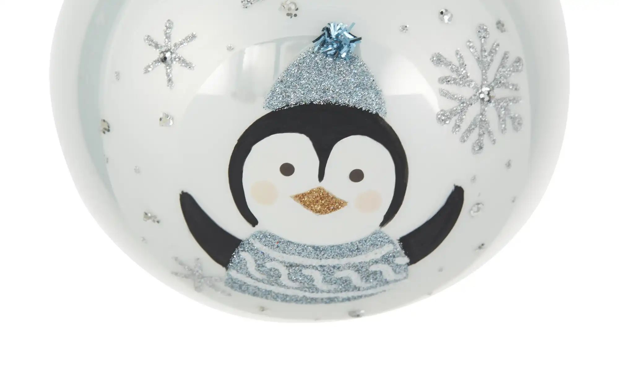 Thumbnail - Weihnachtsbaumkugel   ¦ weiß ¦ Glas,Aluminium Ø: 7 Weihnachten - Höffner