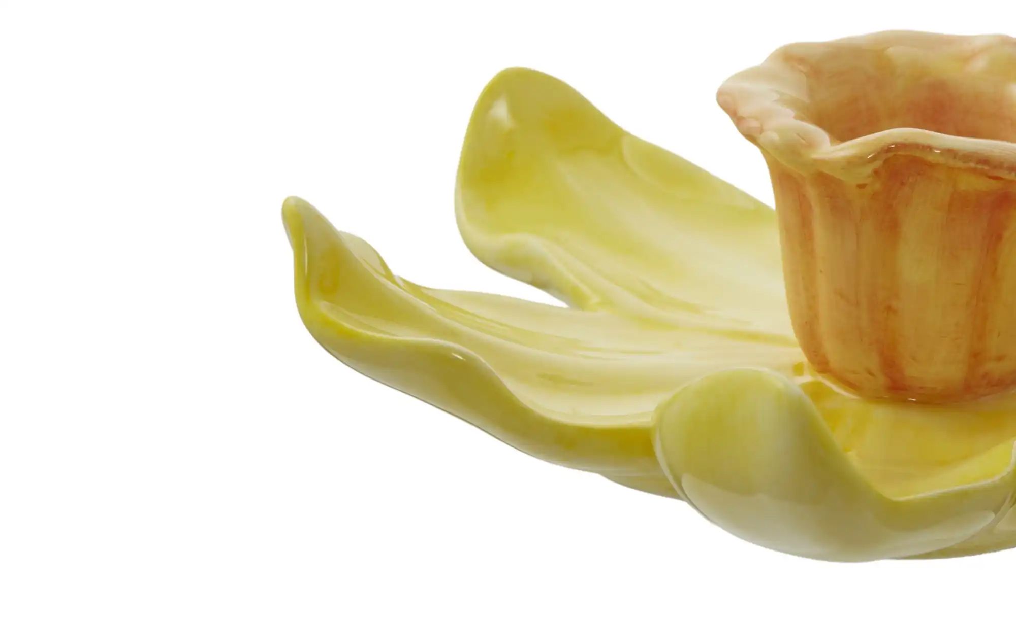 HOME STORY Kerzenhalter Blume  sortiert   ¦ weiß ¦ Dolomite ¦ Maße (cm): H: günstig online kaufen