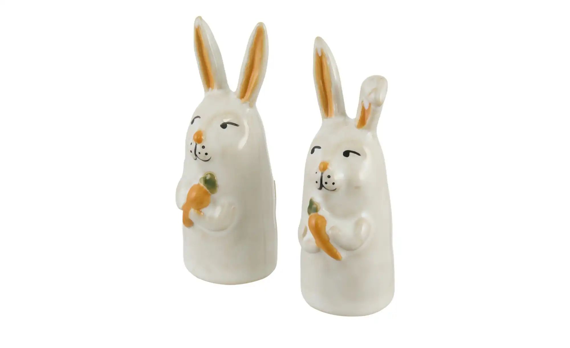 Dekofigur Hase  sortiert   ¦ weiß ¦ Steinzeug ¦ Maße (cm): H: 8  Ø: 3 Oster günstig online kaufen