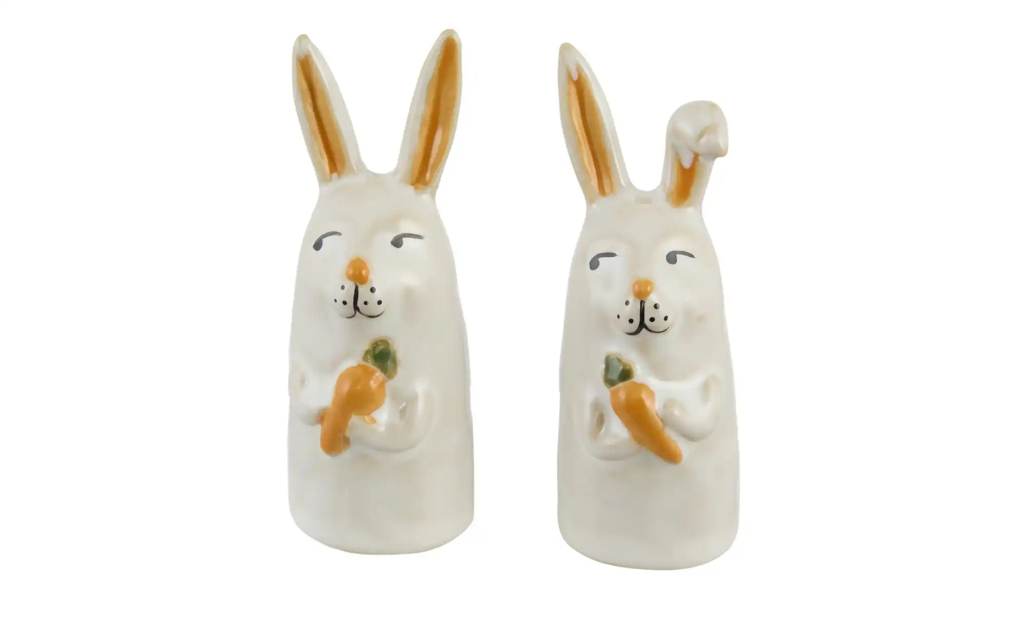 Dekofigur Hase  sortiert   ¦ weiß ¦ Steinzeug ¦ Maße (cm): H: 8  Ø: 3 Oster günstig online kaufen