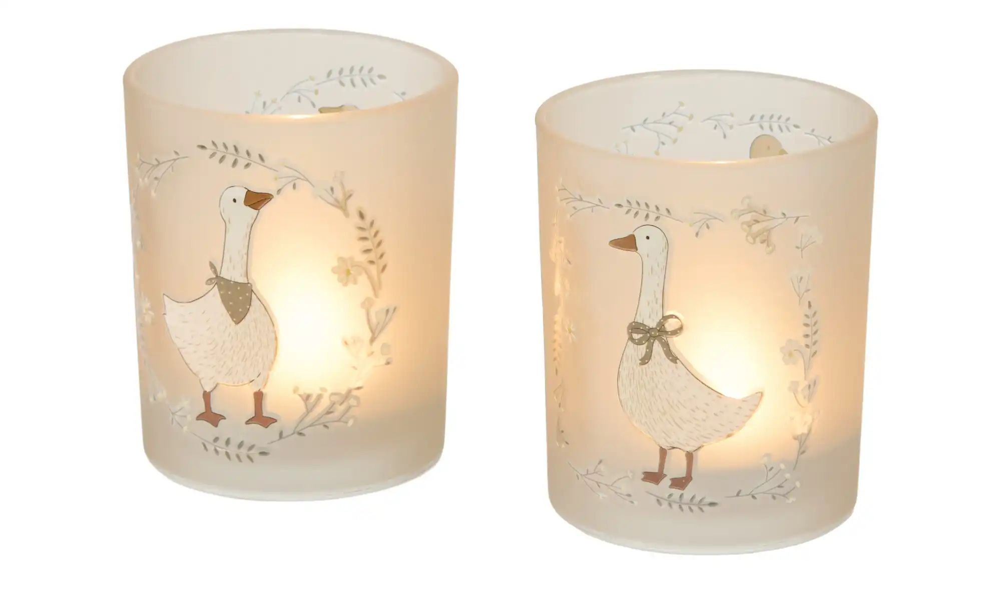 Thumbnail - Windlicht Goosie sortiert ¦ grau ¦ Glas ¦ Maße (cm): H: 8,3 Ø: 7.2 Accessoires > Kerzen & Kerzenständer - Höffner