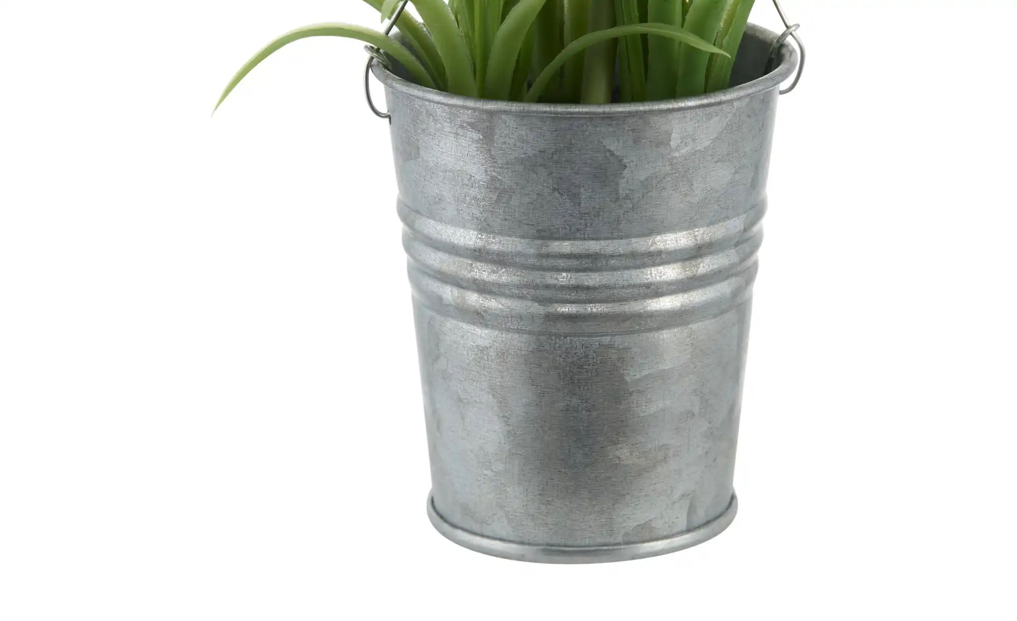 Ranunkel im Zinktopf   ¦ rosa/pink ¦ Kunststoff,Eisen,Polyester ¦ Maße (cm) günstig online kaufen