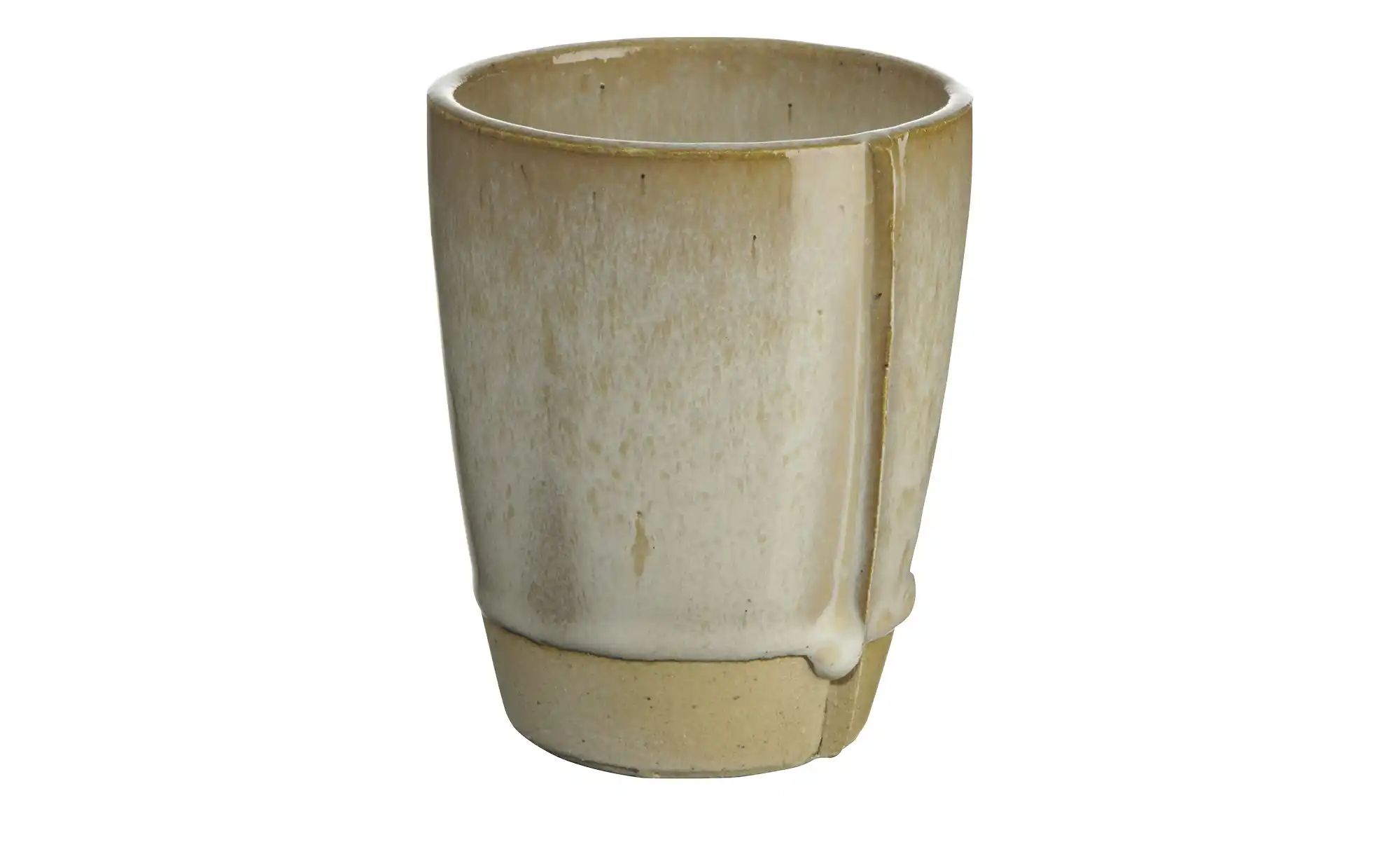 ASA SELECTION Becher   ¦ beige ¦ Steinzeug/Steingut ¦ Maße (cm): H: 10  Ø: günstig online kaufen