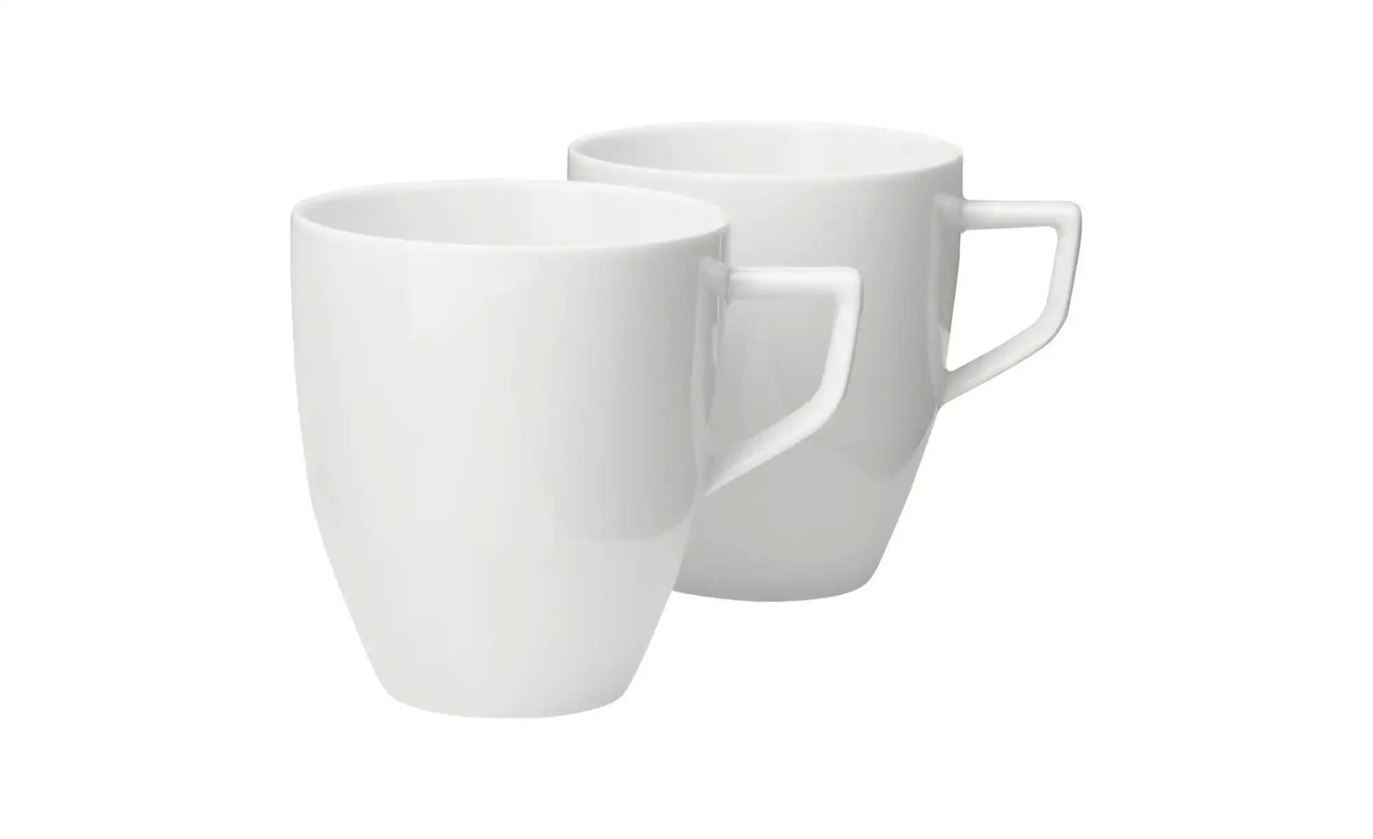 JOOP! Becher 2er-Set   ¦ weiß ¦ Porzellan ¦ Maße (cm): B: 8,5 H: 9,5 Geschi günstig online kaufen
