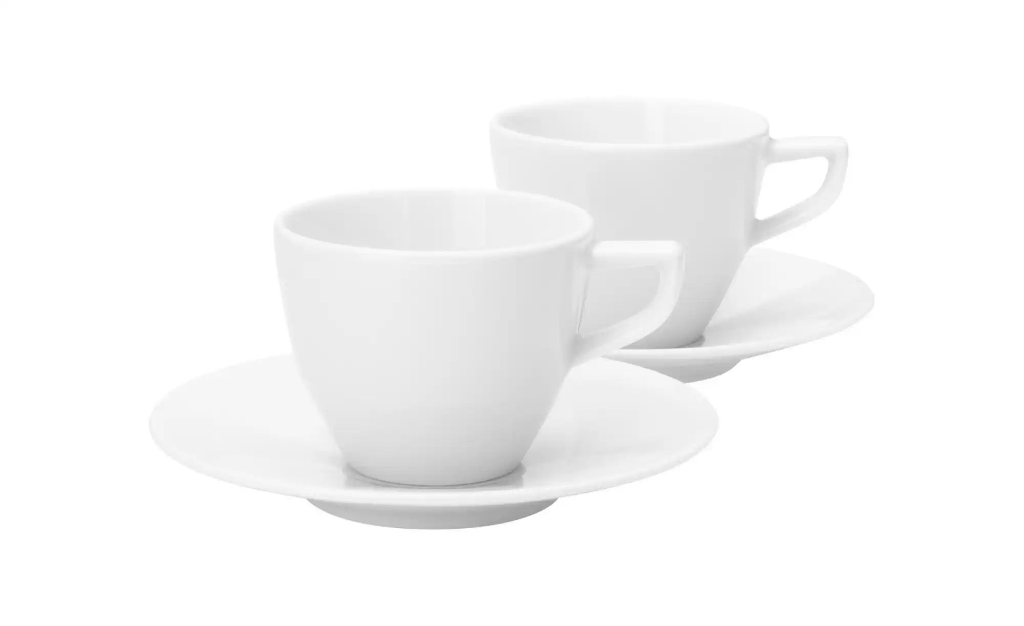 JOOP! Espressotasse 2er-Set   ¦ weiß ¦ Porzellan ¦ Maße (cm): B: 1 H: 5 Ges günstig online kaufen