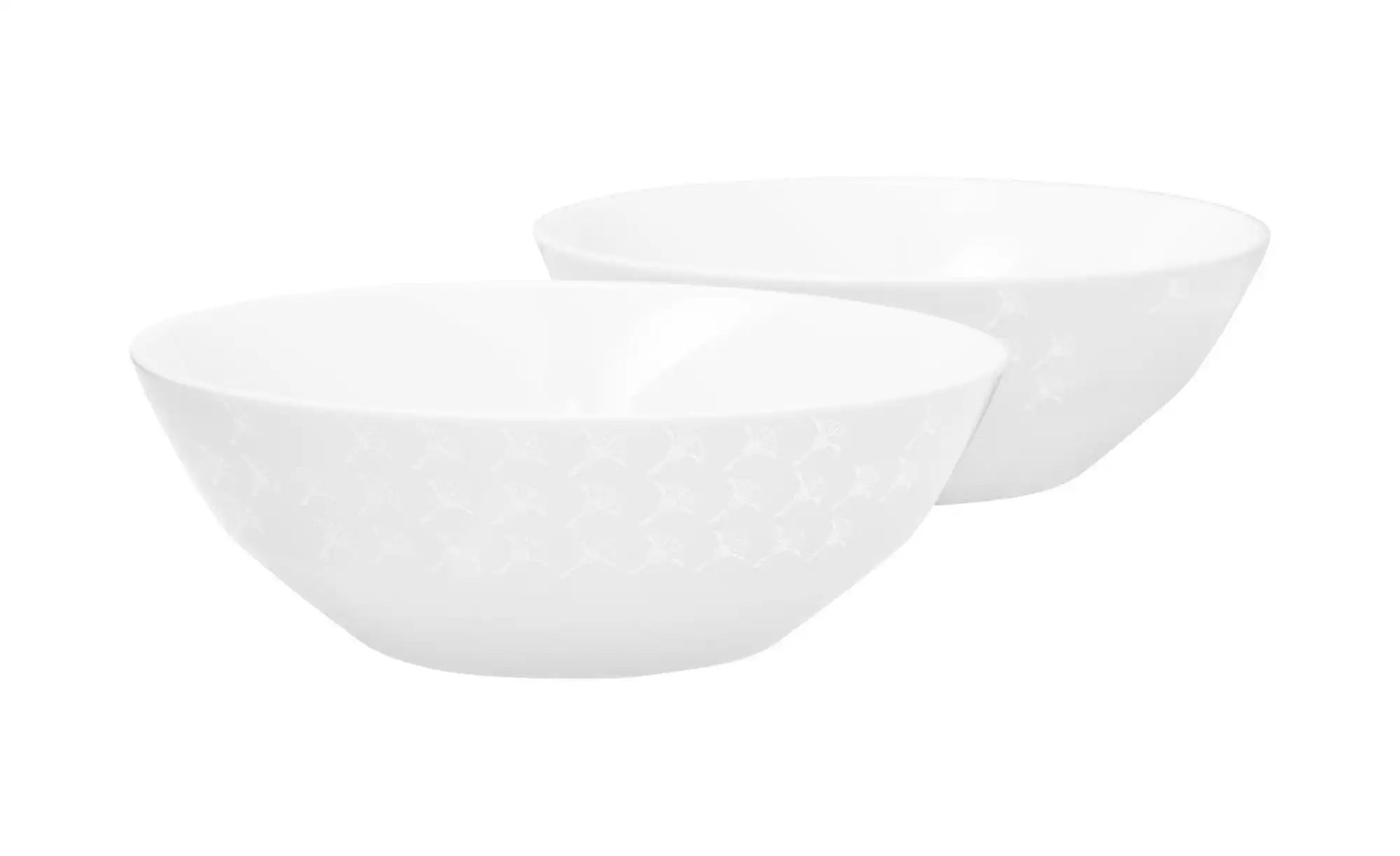 JOOP! Schale 2er-Set   ¦ weiß ¦ Porzellan ¦ Maße (cm): B: 16 H: 5,5 Geschir günstig online kaufen