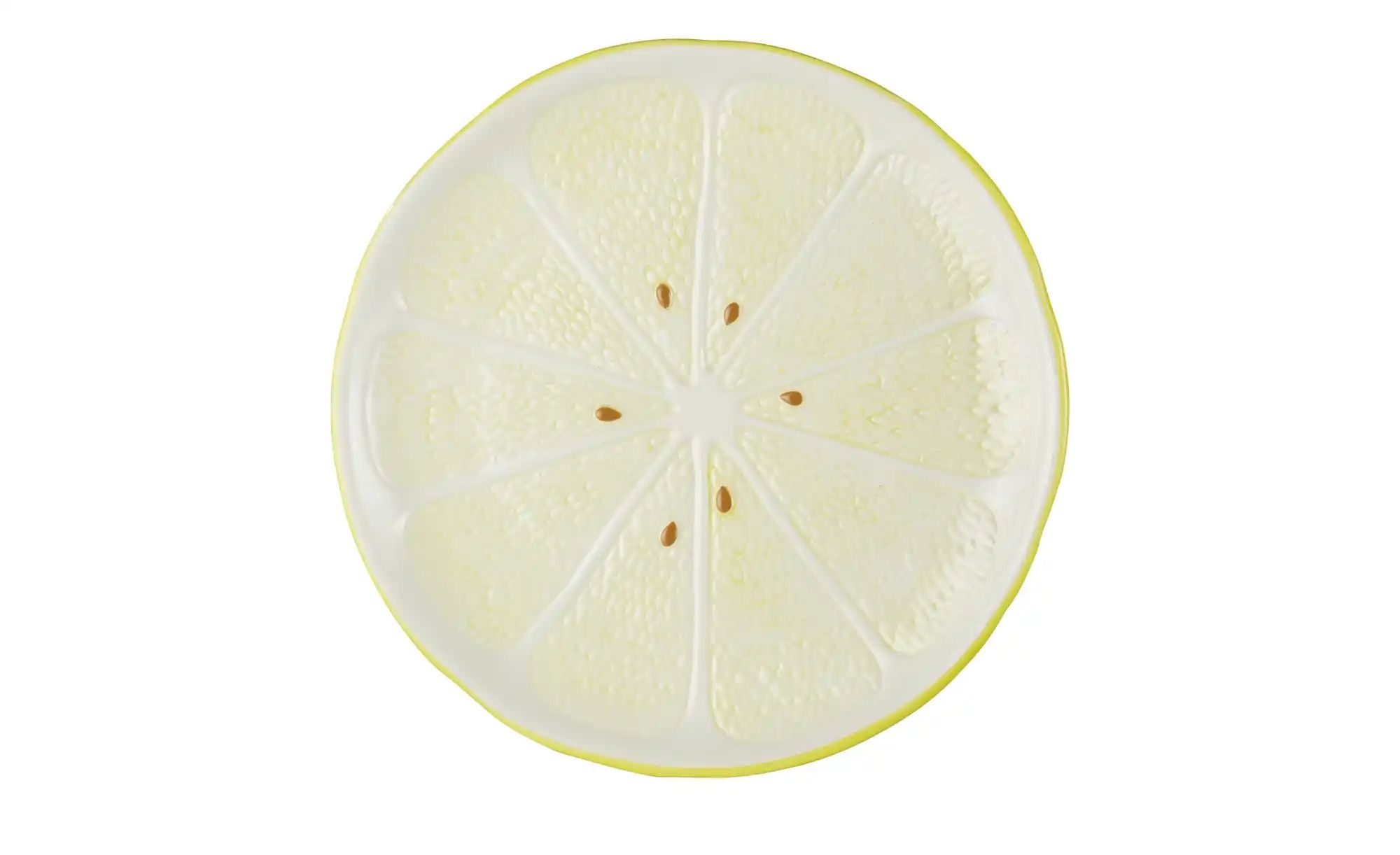 Thumbnail - HOME STORY Zitronenteller L ¦ gelb ¦ Dolomite ¦ Maße (cm): B: 23,5 H: 3 Accessoires > Deko-Schalen - Höffner