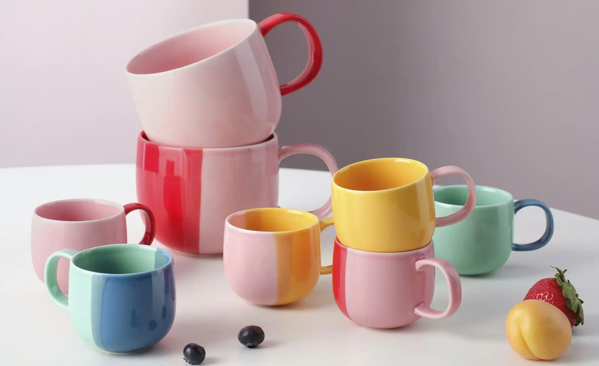 Thumbnail - ASA SELECTION Teller ¦ rosa/pink ¦ Porzellan ¦ Maße (cm): H: 2,6 Ø: 22 Geschirr > Einzelgeschirrteile - Höffner