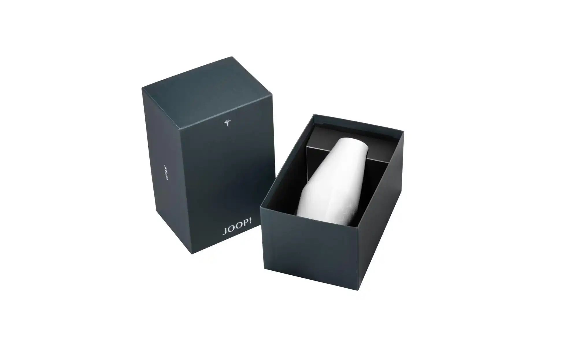 JOOP! Vase   ¦ weiß ¦ Kunstleder ¦ Maße (cm): B: 8,1 H: 18 Accessoires > Va günstig online kaufen
