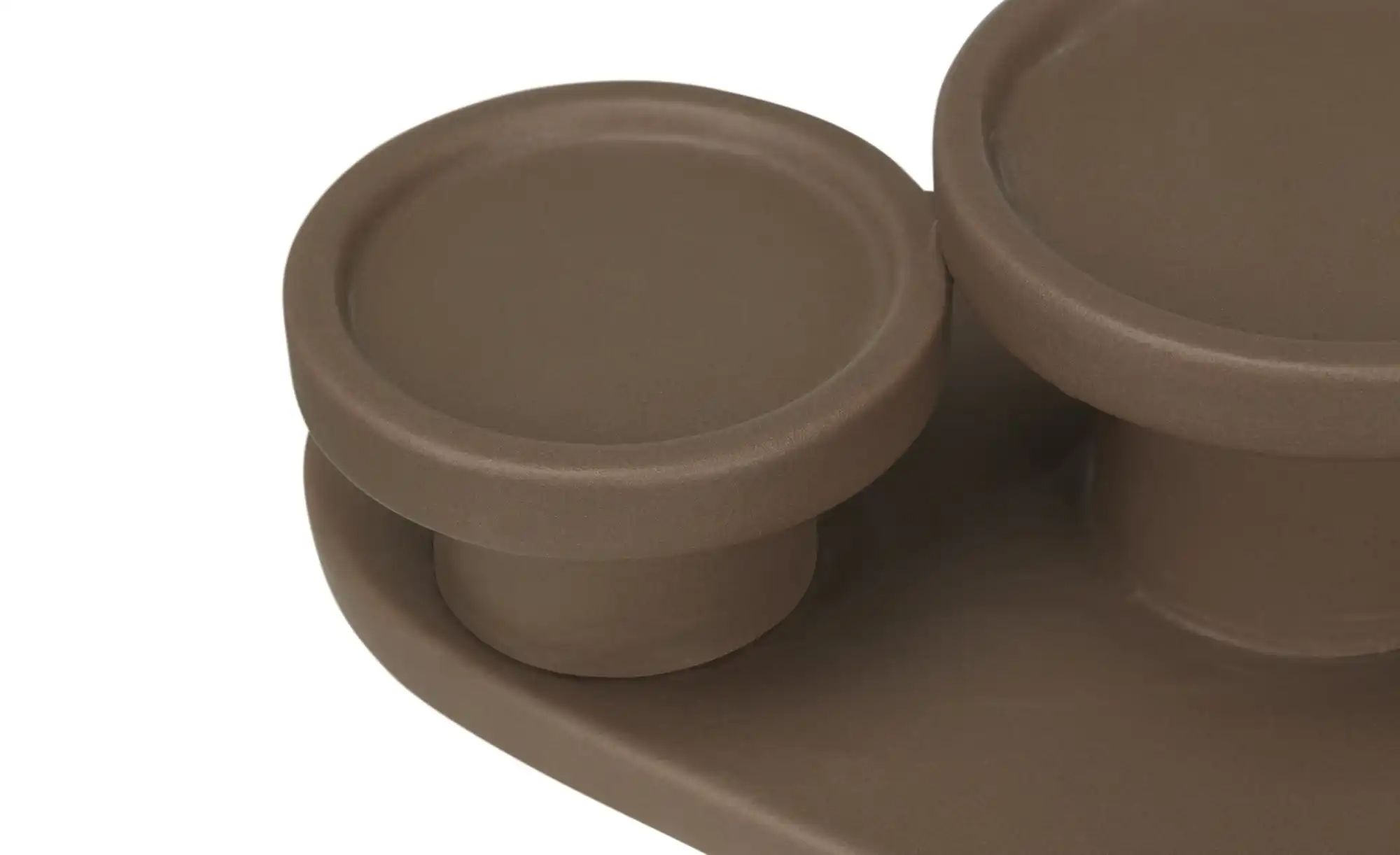 Thumbnail - Kerzenleuchter   ¦ braun ¦ Steinzeug,Steingut ¦ Maße (cm): B: 20 H: 8 T: 14.0 Accessoires > Kerzen & Kerzenständer > Ker...