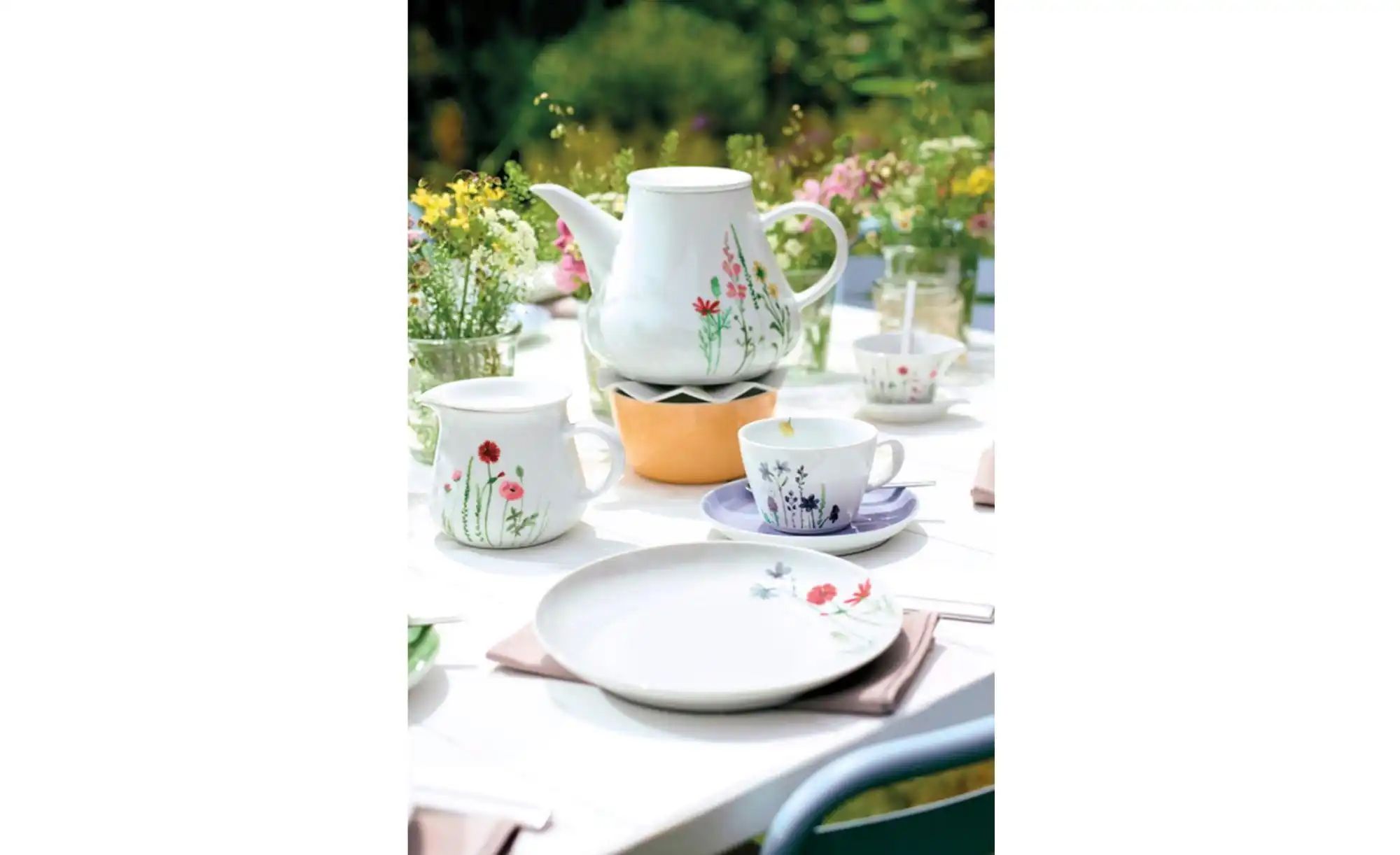 Kahla Tasse  Wildblume ¦ mehrfarbig ¦ Maße (cm): B: 9,9 H: 6,7 Geschirr > E günstig online kaufen