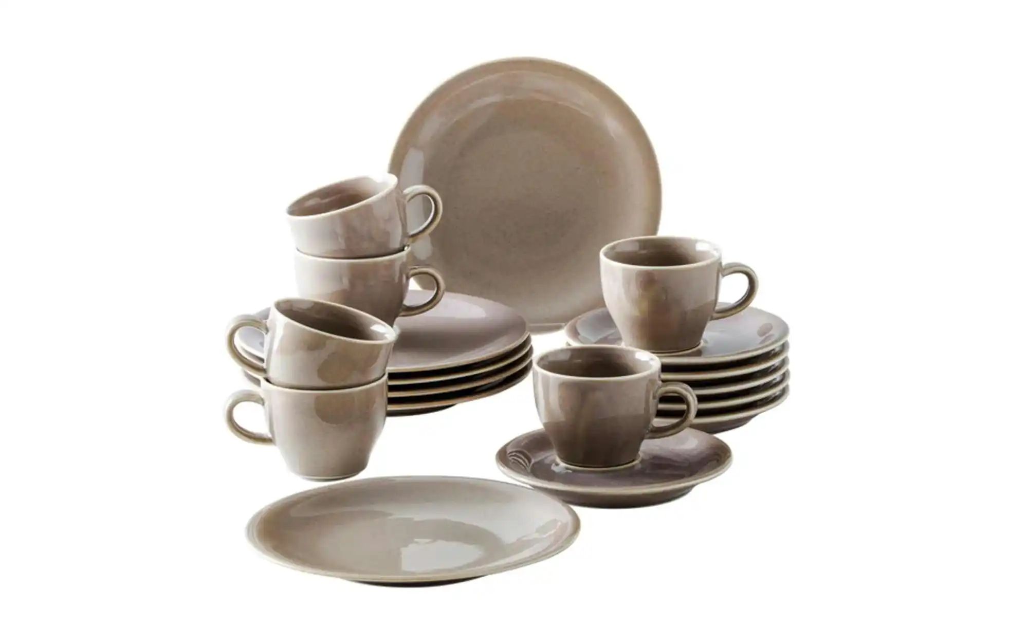 Kahla Untertasse  Homestyle ¦ grau ¦ Porzellan ¦ Maße (cm): B: 16 H: 2,2 Ge günstig online kaufen