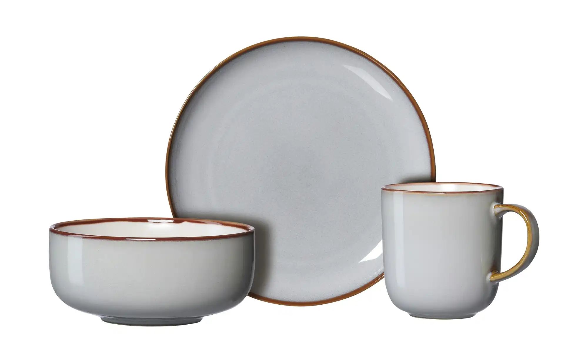 Ritzenhoff & Breker Frühstücksset 12-teilig Portofino ¦ grau ¦ Steinzeug/St günstig online kaufen