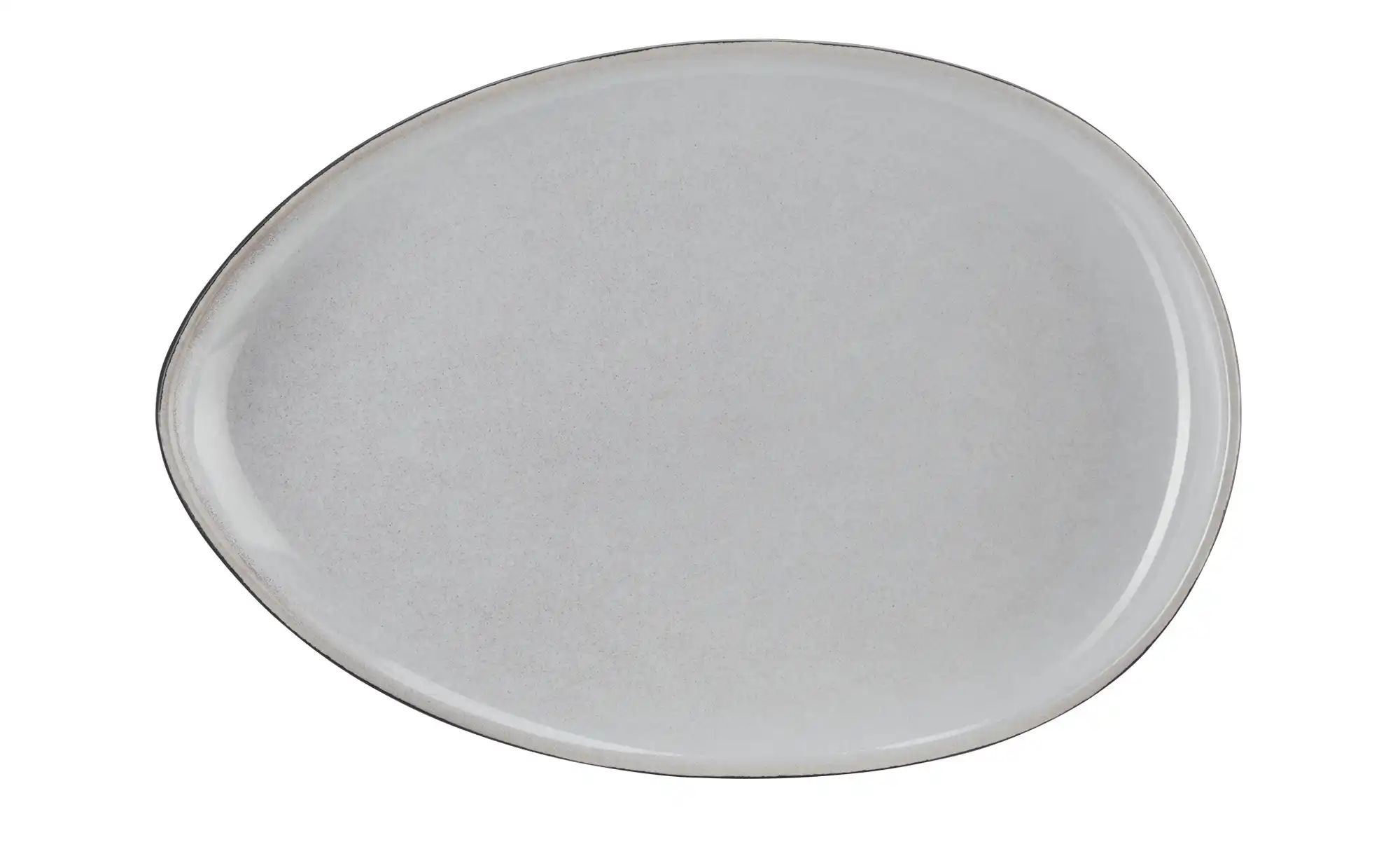 Gray & Jones Servierplatte  Como ¦ grau ¦ Porzellan ¦ Maße (cm): B: 31 H: 2 günstig online kaufen