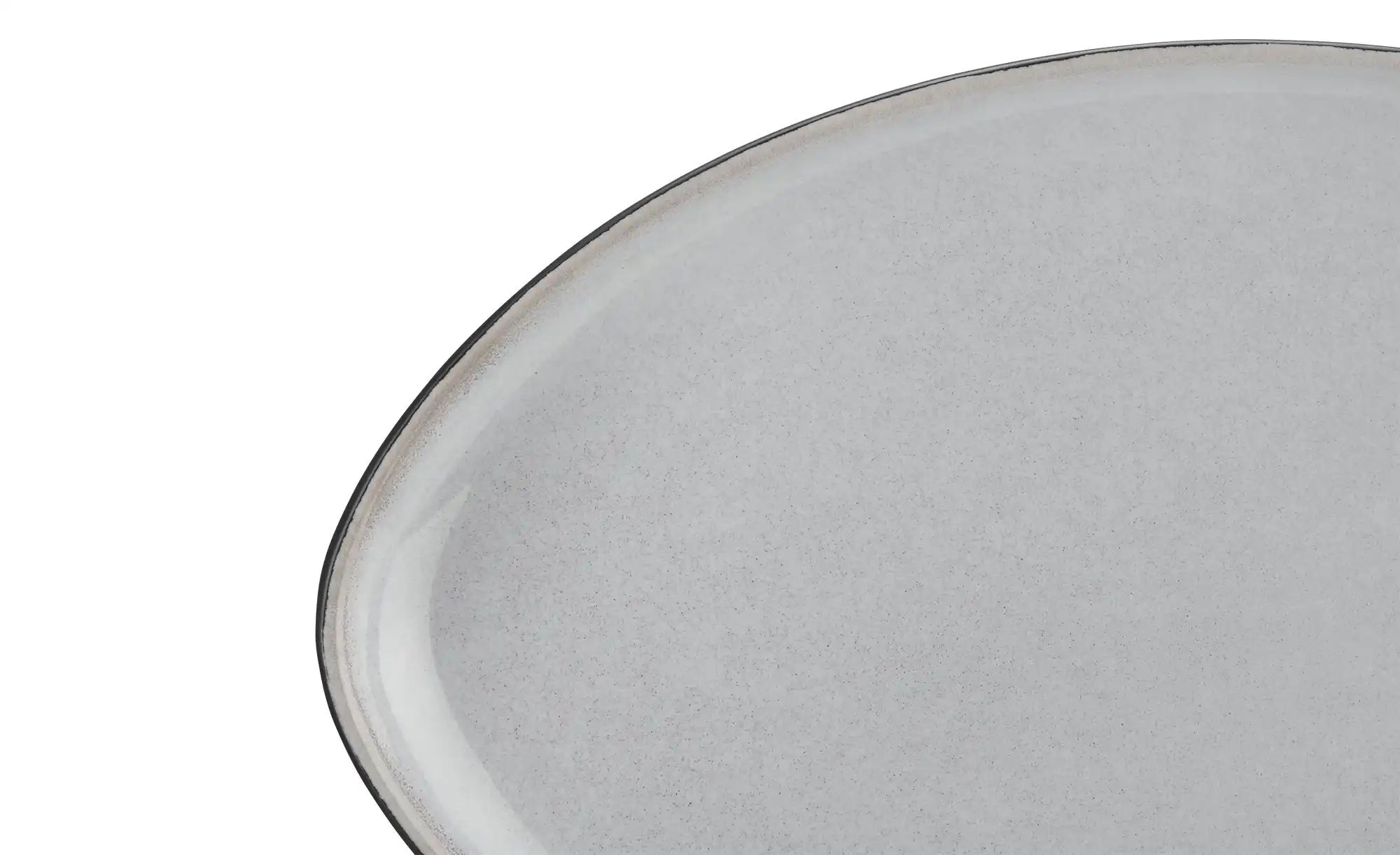 Gray & Jones Servierplatte  Como ¦ grau ¦ Porzellan ¦ Maße (cm): B: 31 H: 2 günstig online kaufen