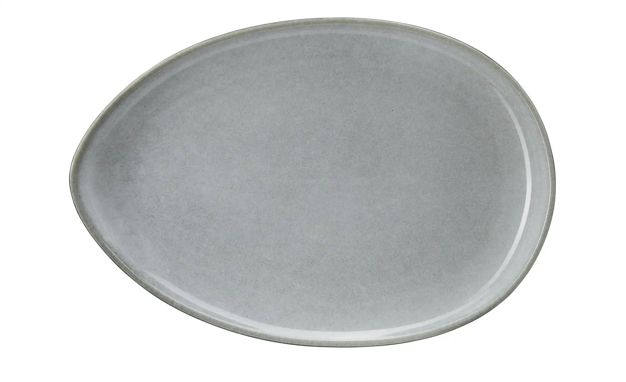 Gray & Jones Servierplatte  Como ¦ grün ¦ Porzellan ¦ Maße (cm): B: 31 H: 2 günstig online kaufen