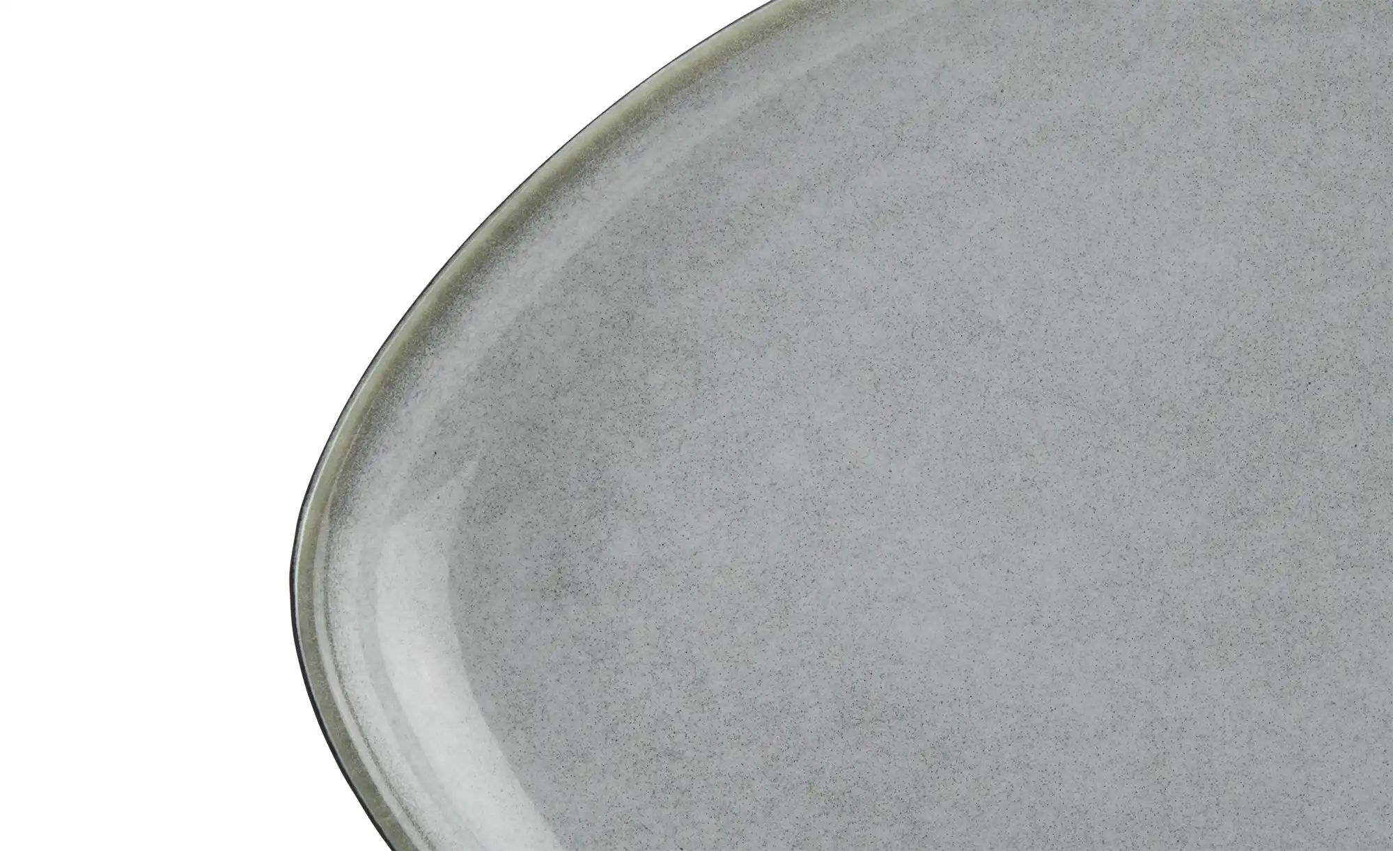 Gray & Jones Servierplatte  Como ¦ grün ¦ Porzellan ¦ Maße (cm): B: 31 H: 2 günstig online kaufen