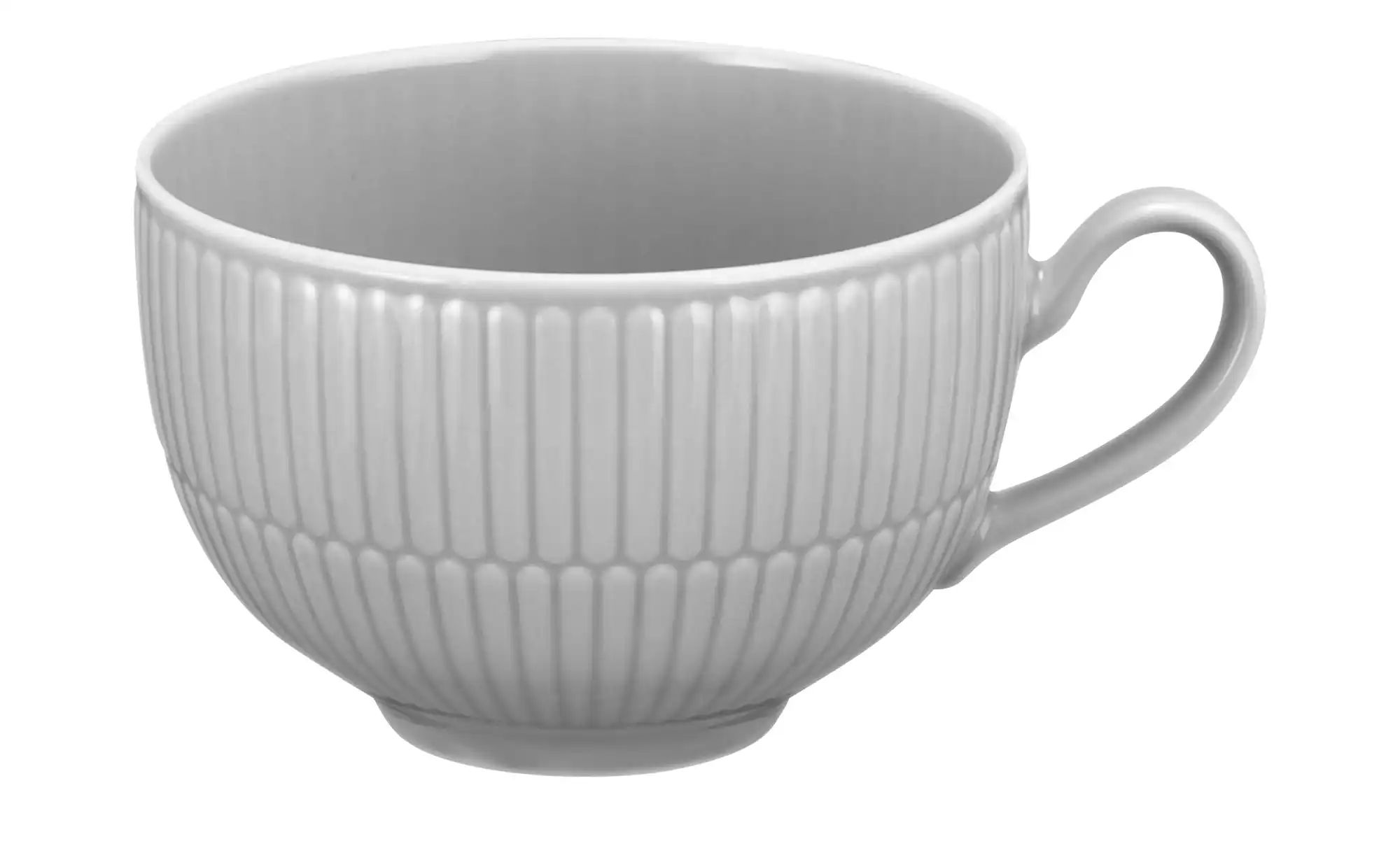 Seltmann Weiden Milchkaffeetasse  Amina ¦ grau ¦ Porzellan Geschirr > Einze günstig online kaufen
