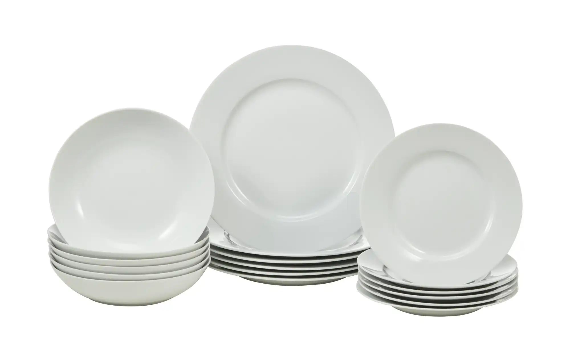 levelone Kombiservice   ¦ weiß ¦ Porzellan Geschirr > Geschirrsets > Kombis günstig online kaufen