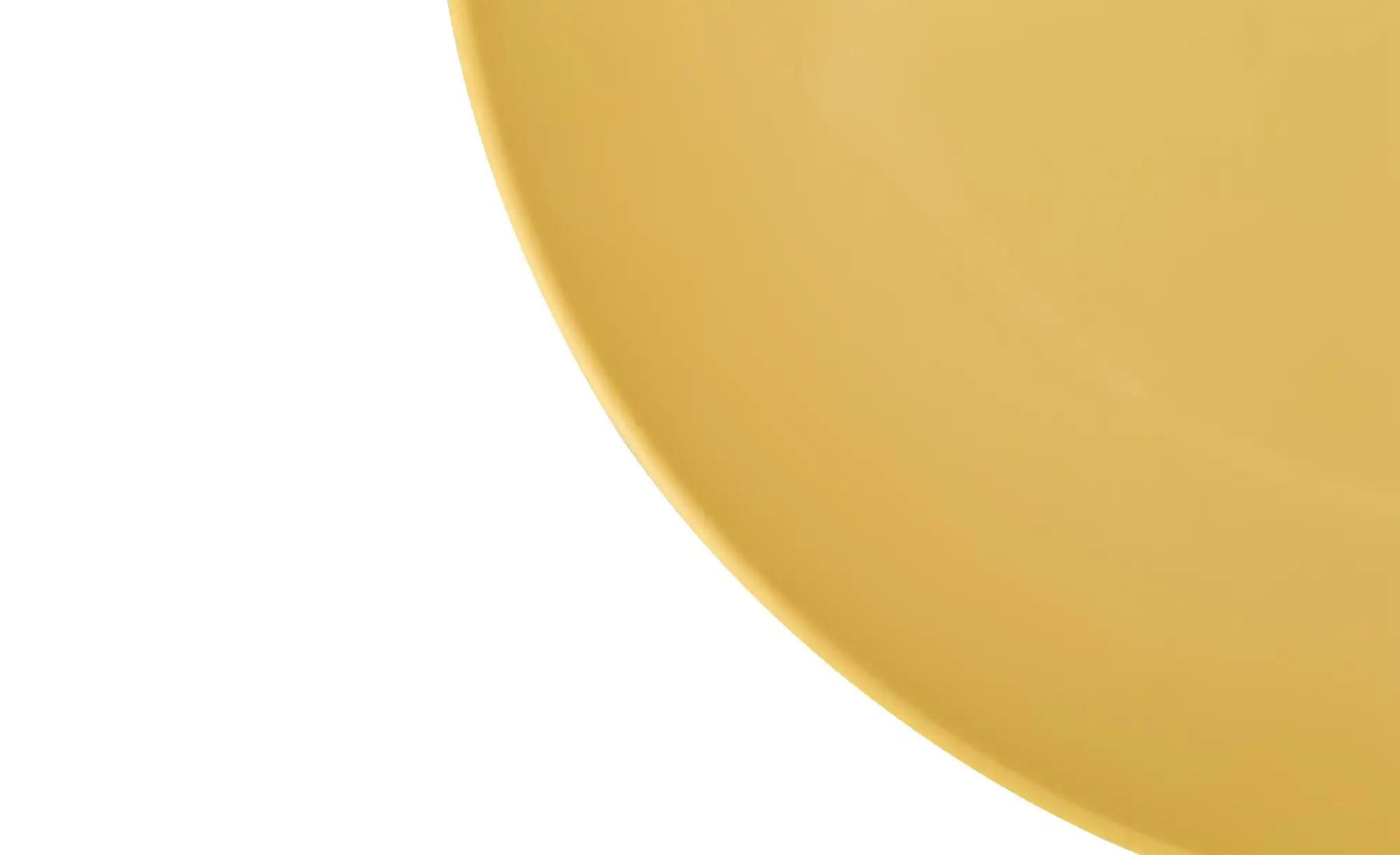 KHG Dessertteller  Campeggio ¦ gelb ¦ Kunststoff ¦ Maße (cm): H: 1,2  Ø: 22 günstig online kaufen