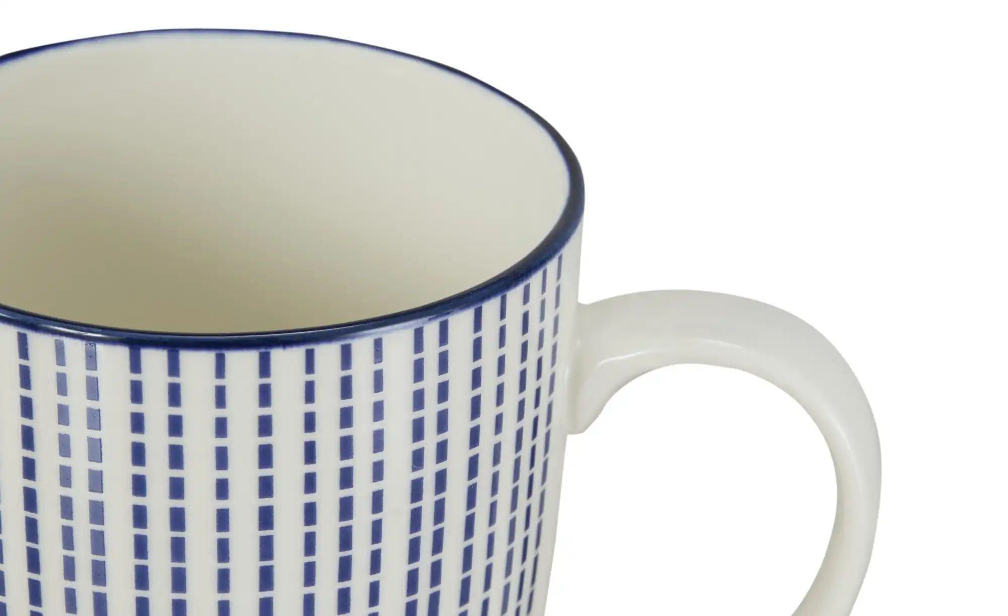 KHG Kaffeebecher 4er Set Vario ¦ blau ¦ Porzellan ¦ Maße (cm): B: 10 H: 11, günstig online kaufen