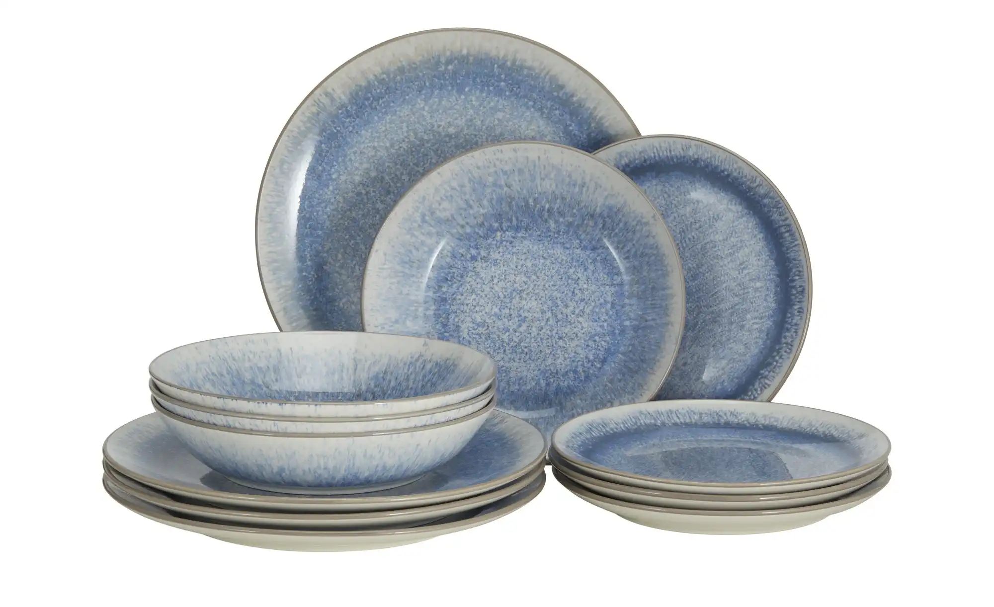 Peill+Putzler Kombigeschirr  Aversa ¦ blau ¦ Porzellan Geschirr > Geschirrs günstig online kaufen