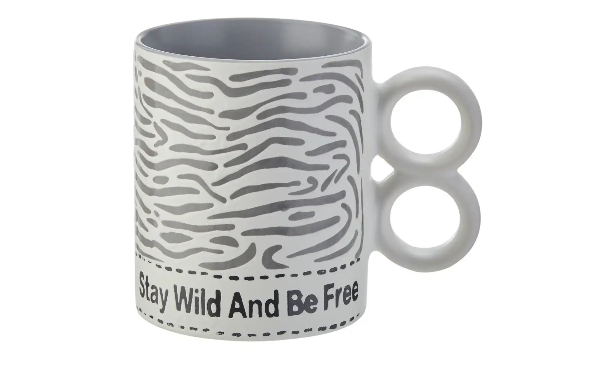 Peill+Putzler Kaffeebecher  Wildnis ¦ grau ¦ Porzellan ¦ Maße (cm): H: 9,5 günstig online kaufen