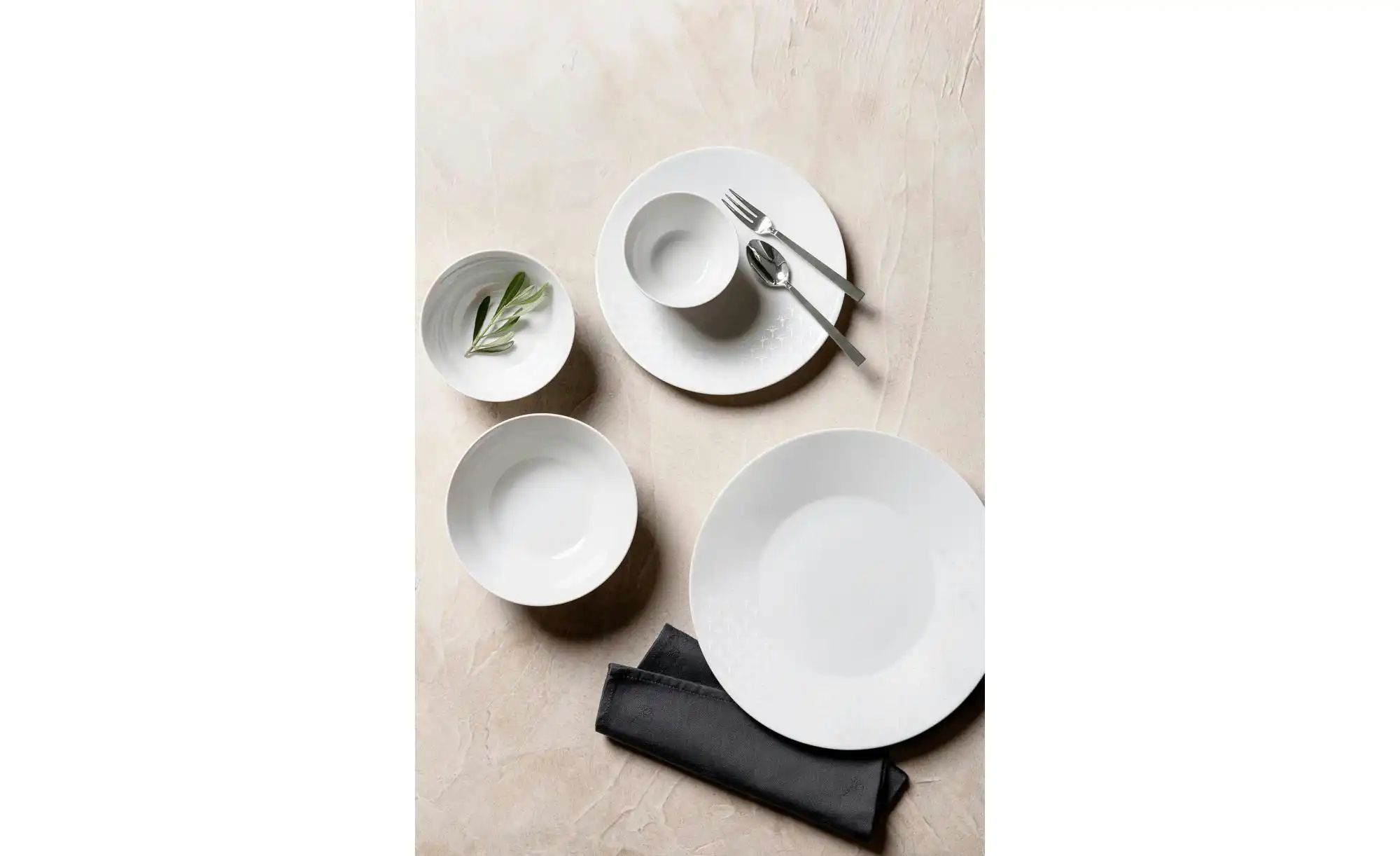JOOP! Schale 2er-Set   ¦ weiß ¦ Porzellan ¦ Maße (cm): B: 13 H: 5,5 Geschir günstig online kaufen