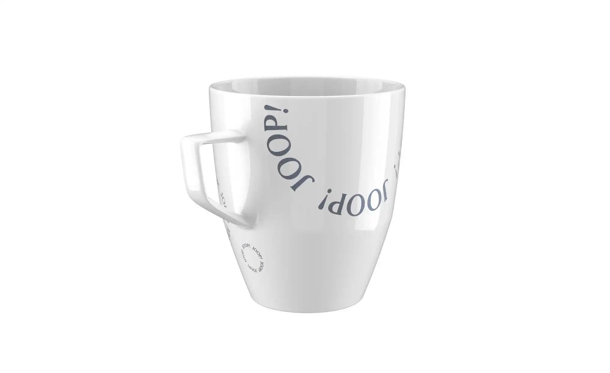 JOOP! Becher   ¦ weiß ¦ Porzellan ¦ Maße (cm): B: 8,5 H: 9,5 Geschirr > Bec günstig online kaufen
