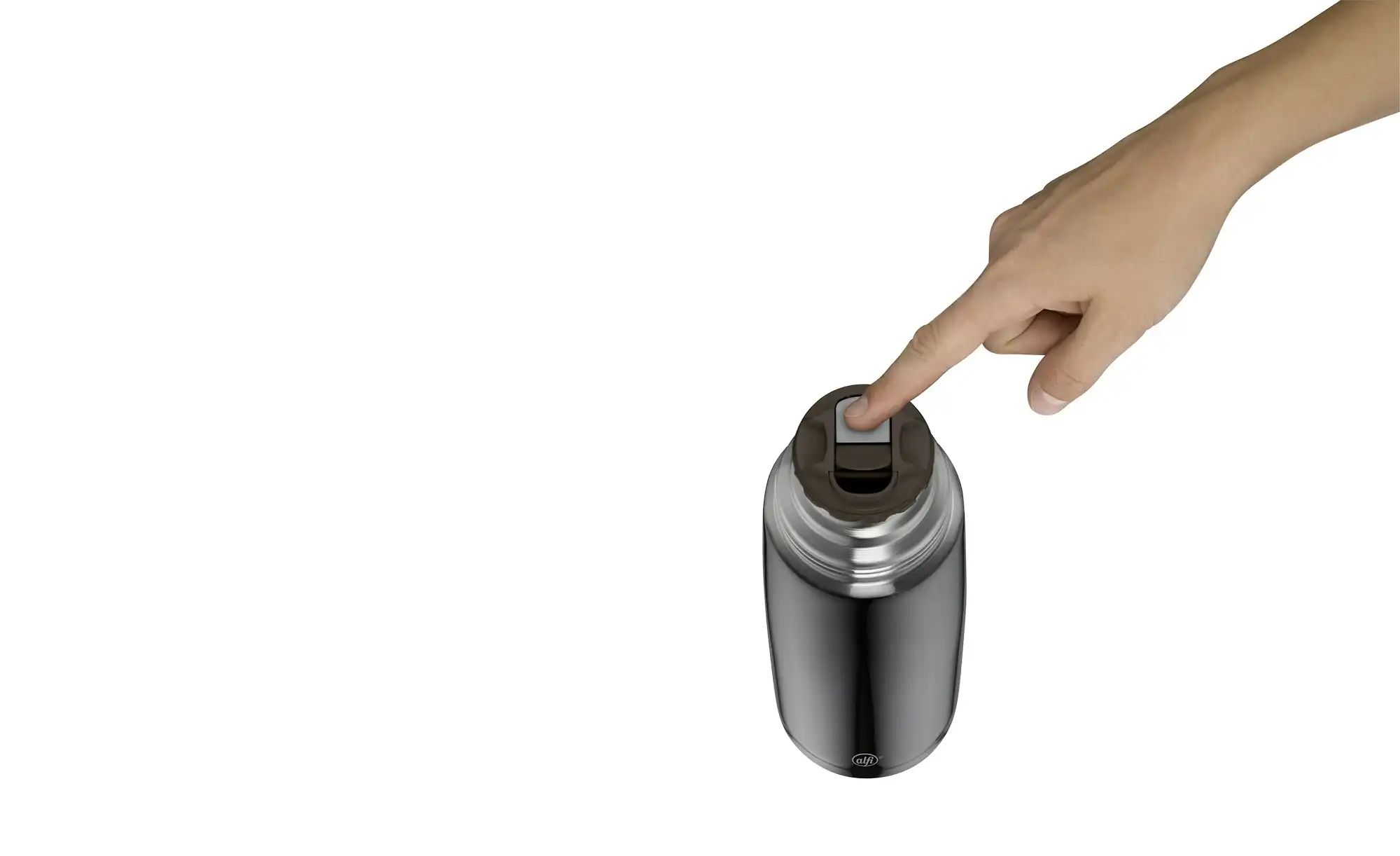 alfi Isolierflasche  ISOTHERM PERFECT AV ¦ grau ¦ Edelstahl Kaffee & Tee > günstig online kaufen