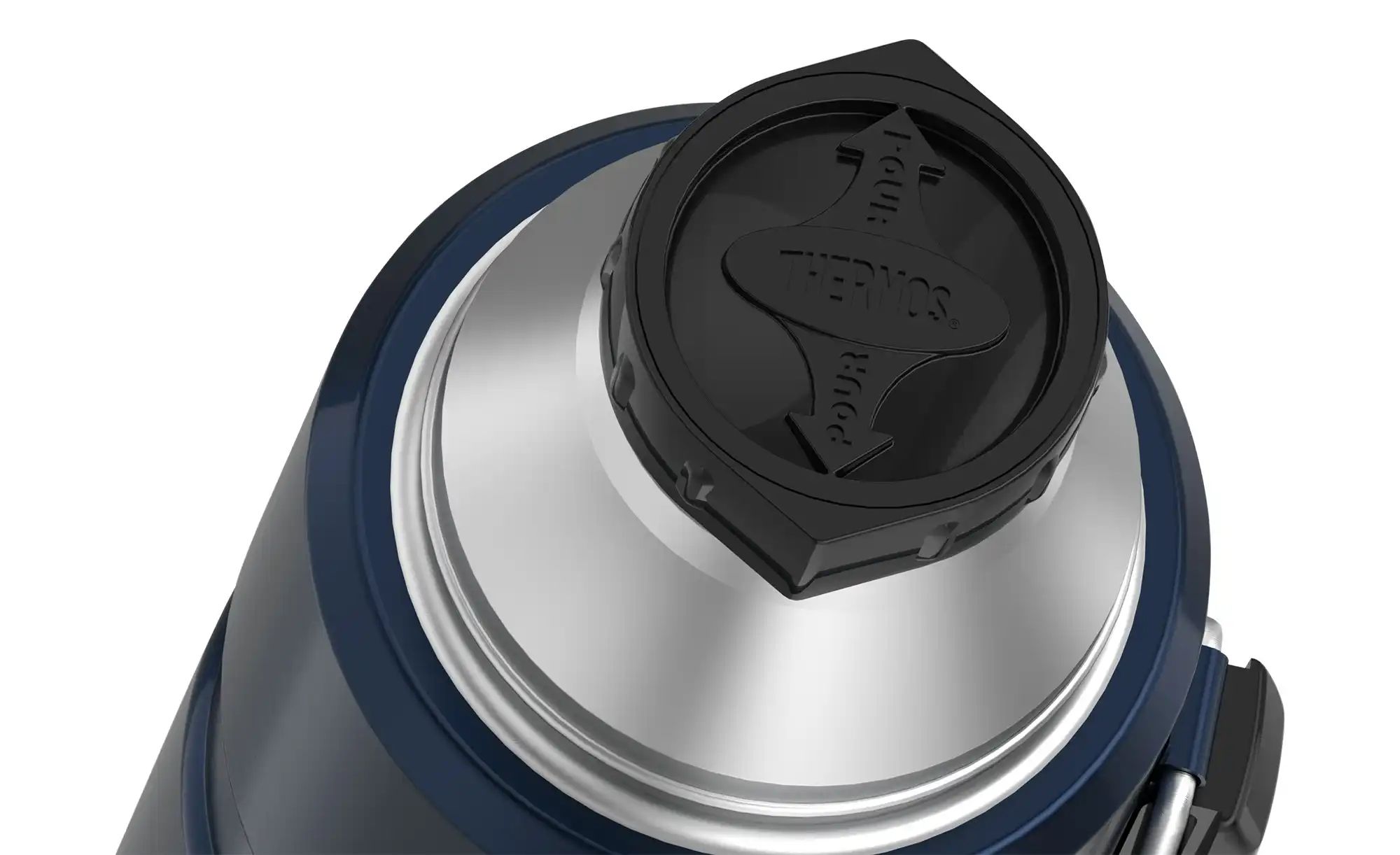 THERMOS Isolierflasche  STAINLESS KING  ¦ blau ¦ Edelstahl ¦ Maße (cm): B: günstig online kaufen