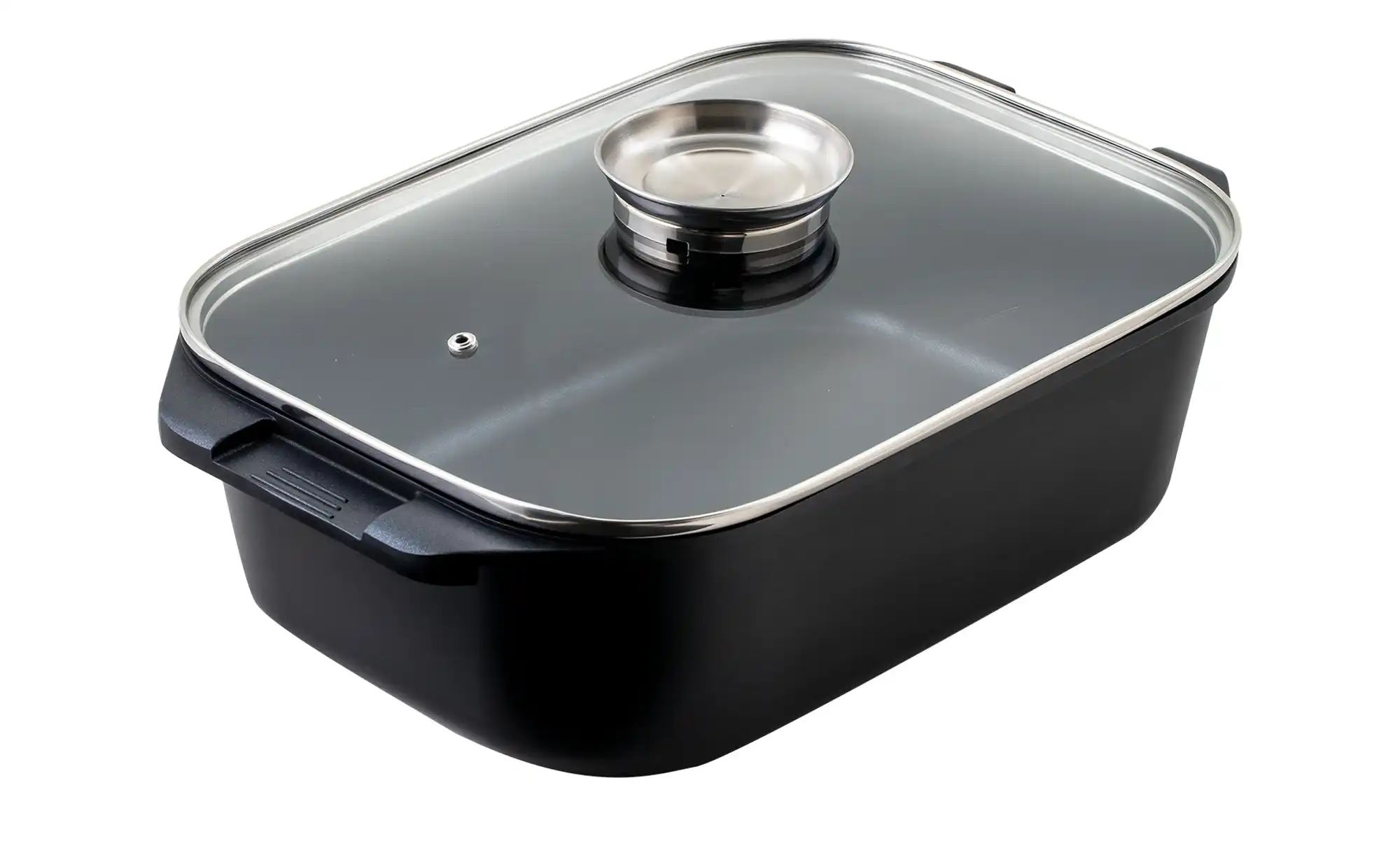 KHG Aromabräter aus Aluguss eckig  ¦ schwarz ¦ Aluminium-Guss ¦ Maße (cm): günstig online kaufen