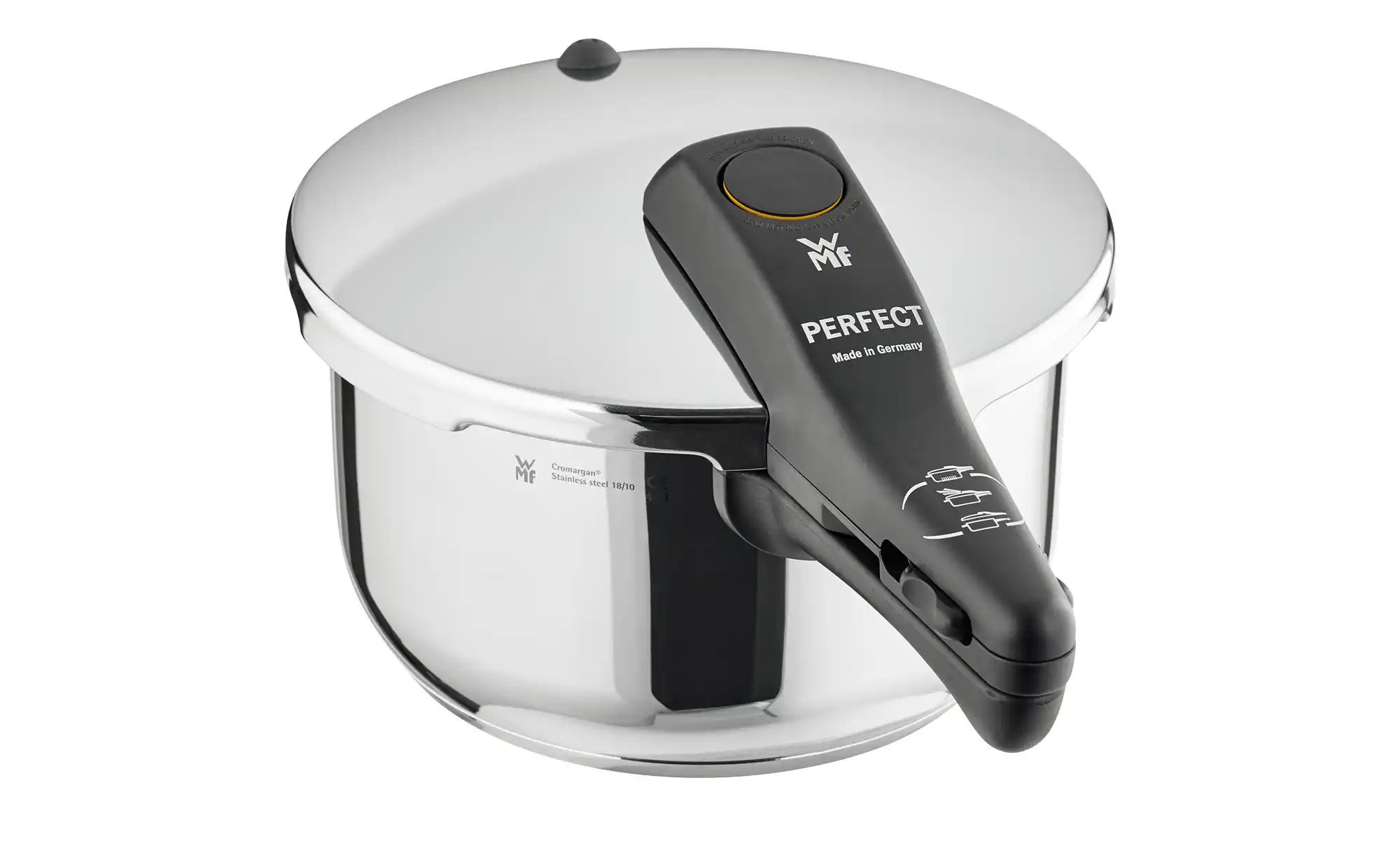 WMF Schnellkochtopf 4 5 Liter Perfect ¦ silber ¦ Edelstahl ¦ Maße (cm): H: günstig online kaufen