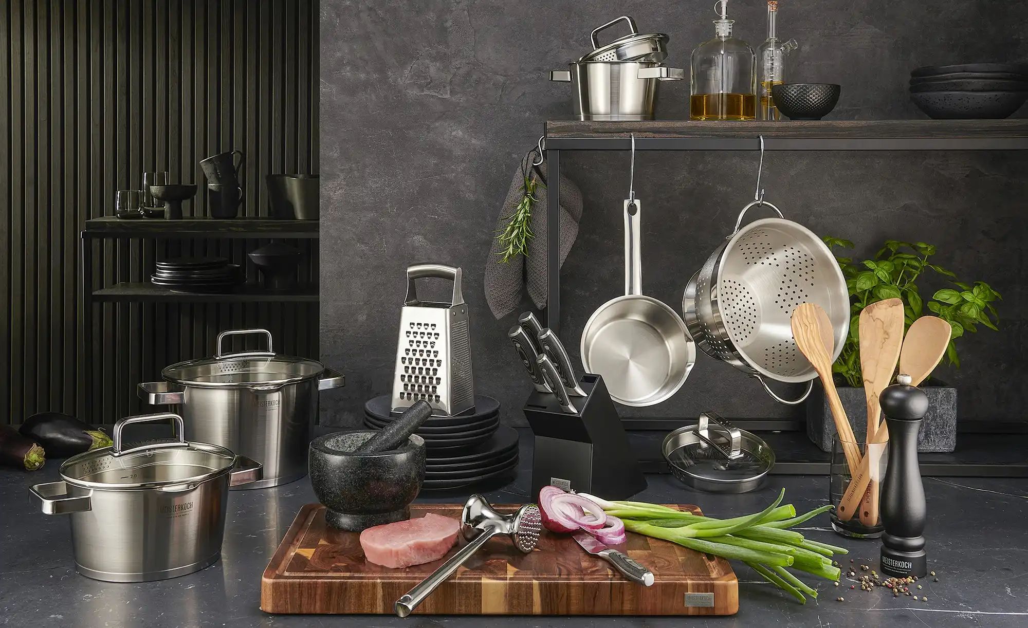 Meisterkoch Kasserolle  KONUS ¦ silber ¦ Edelstahl ¦ Maße (cm): H: 9,5  Ø: günstig online kaufen