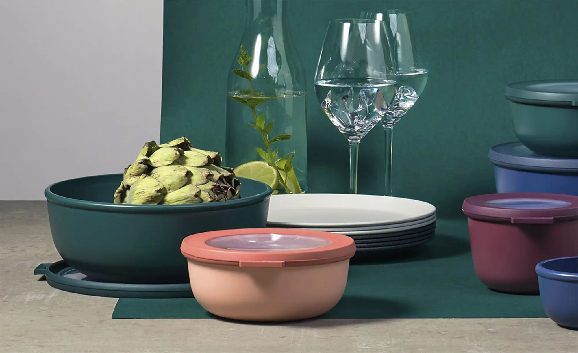 Thumbnail - Mepal Multischüssel  Cirqula ¦ rosa/pink ¦ Kunststoff ¦ Maße (cm): B: 12,5 H: 5,8 Küchenzubehör & Helfer > Küchenhelfer ...